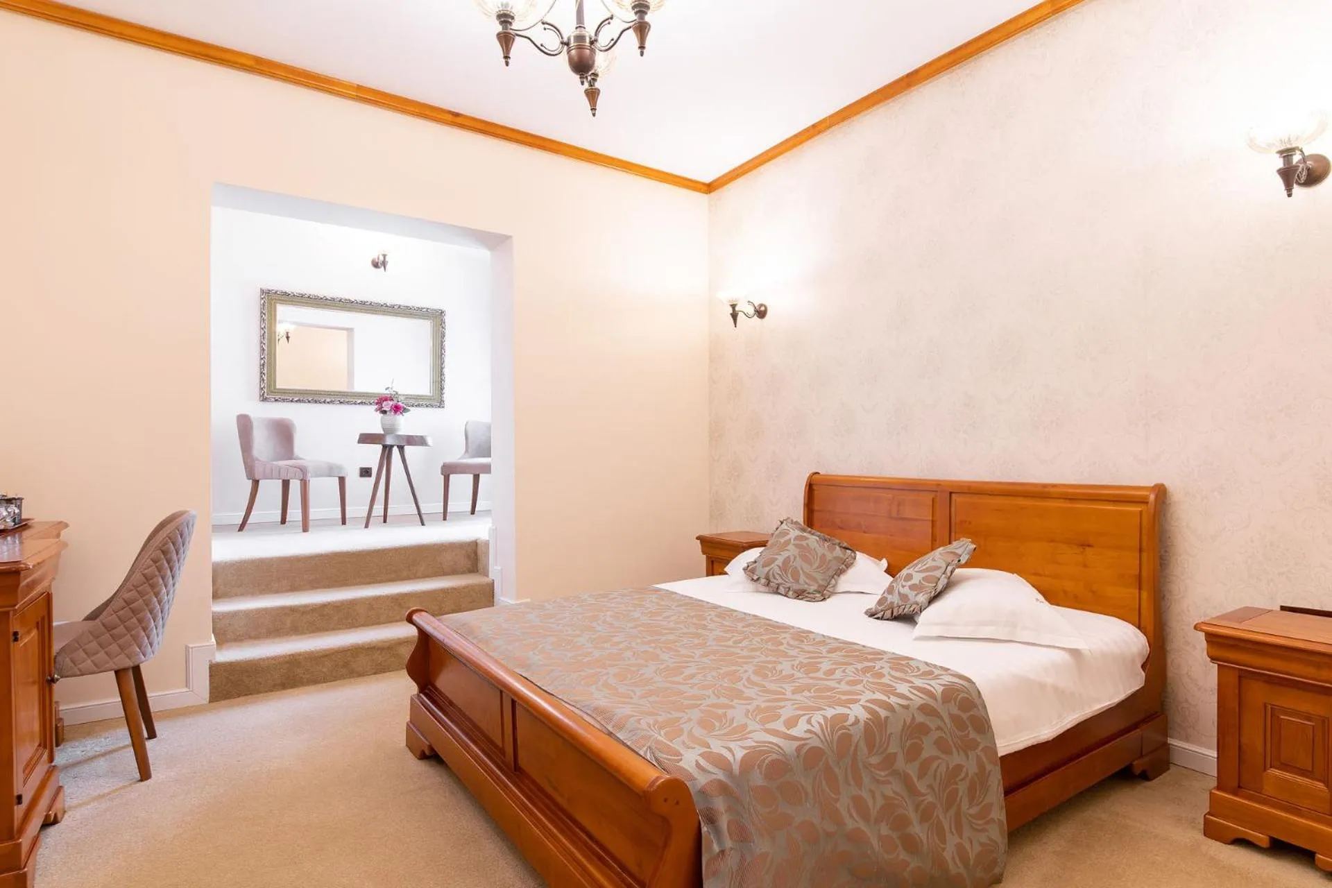 Bed in RED CONFORT HOTEL Boutique