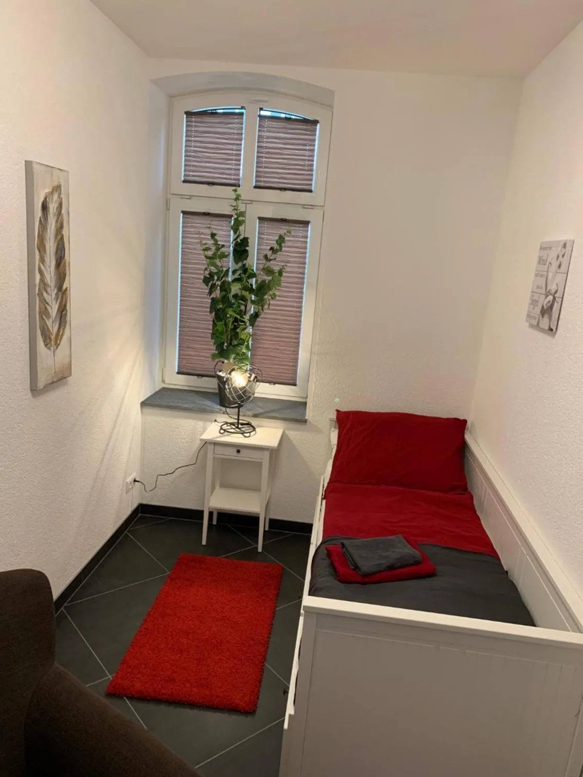 Bed in Wieko Ferienwohnungen - Luxus pur im Prinz von Preußen, Erdgeschoss