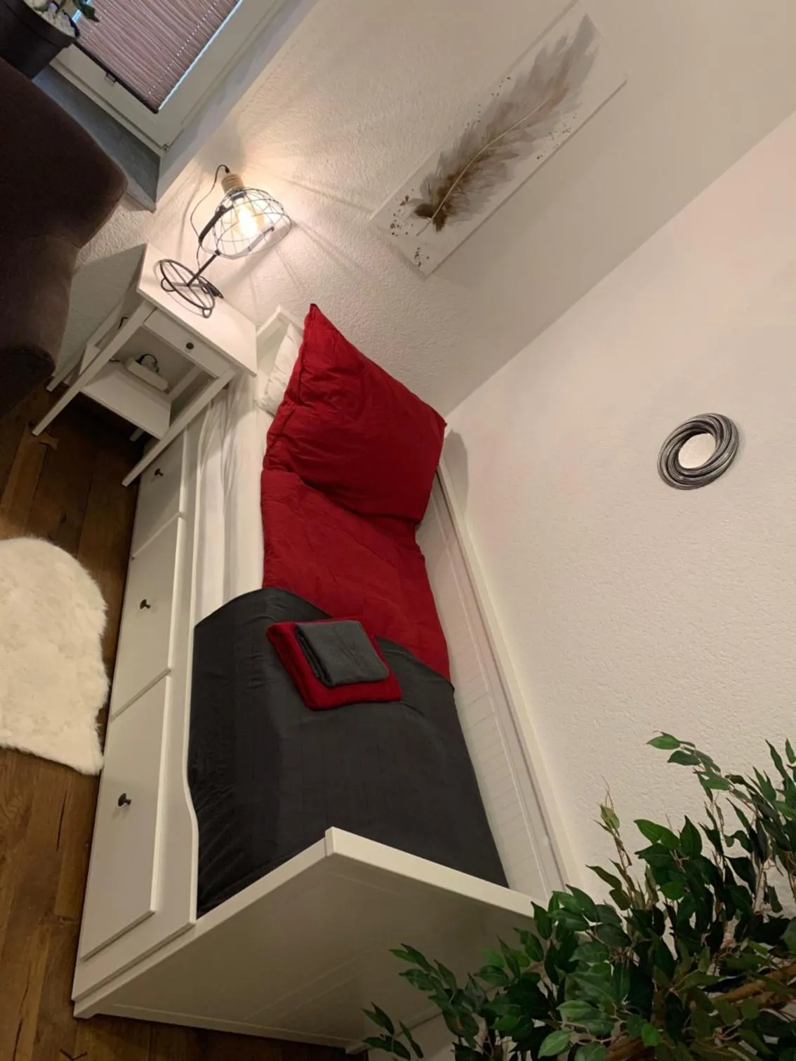 Bed in Wieko Ferienwohnungen - Luxus pur im Prinz von Preußen, Erdgeschoss