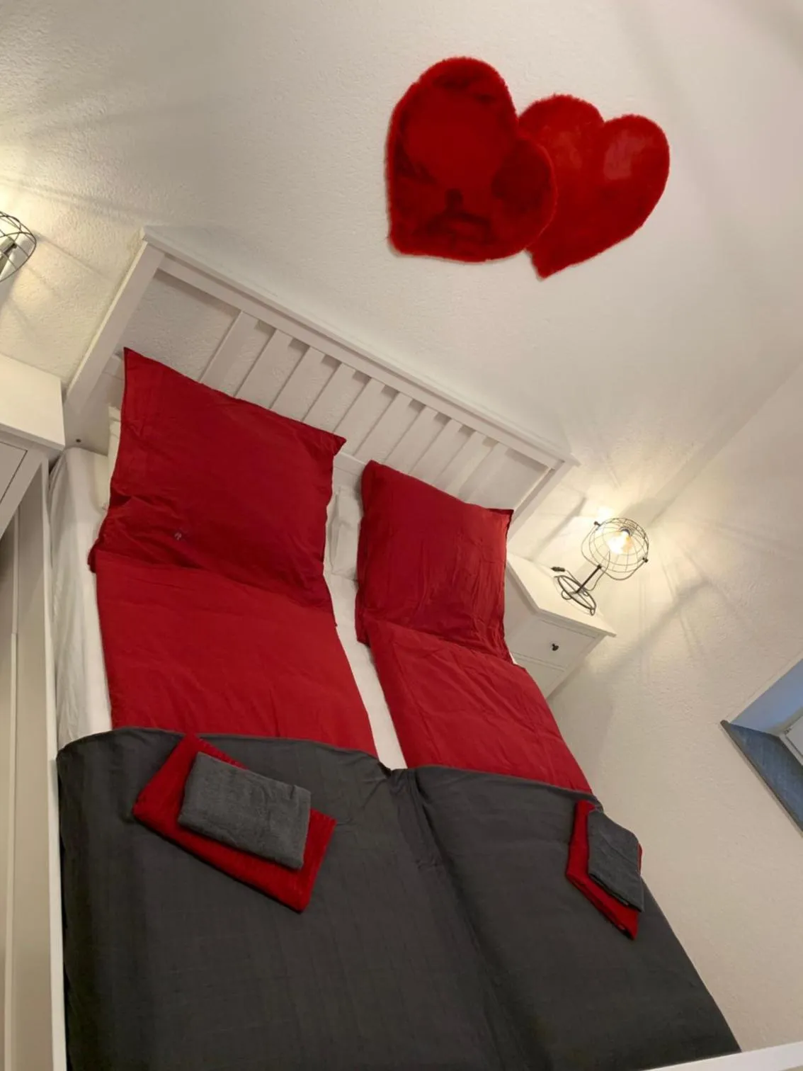 Bed in Wieko Ferienwohnungen - Luxus pur im Prinz von Preußen, Erdgeschoss