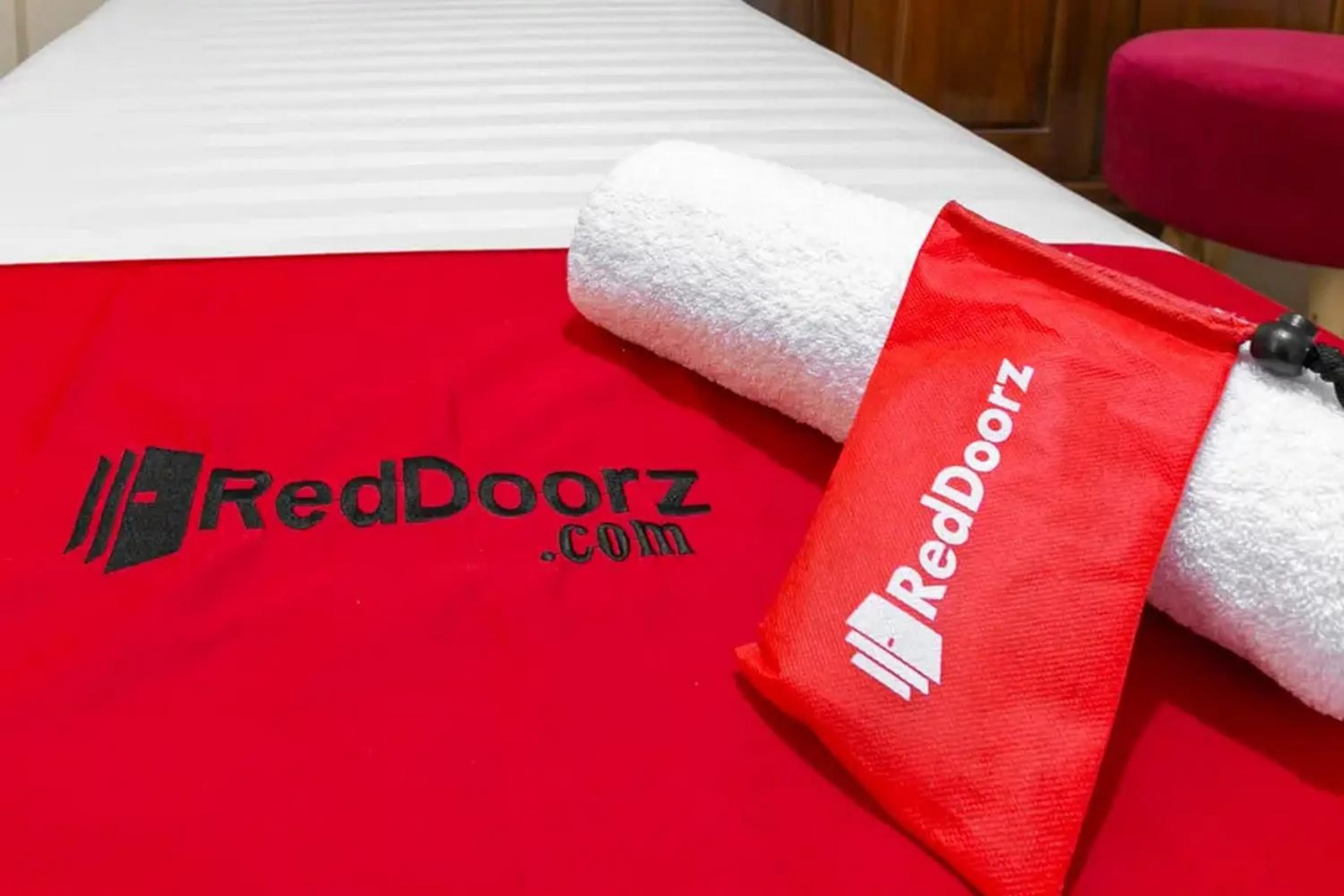 Bed in RedDoorz Syariah near Titik Nol Yogyakarta