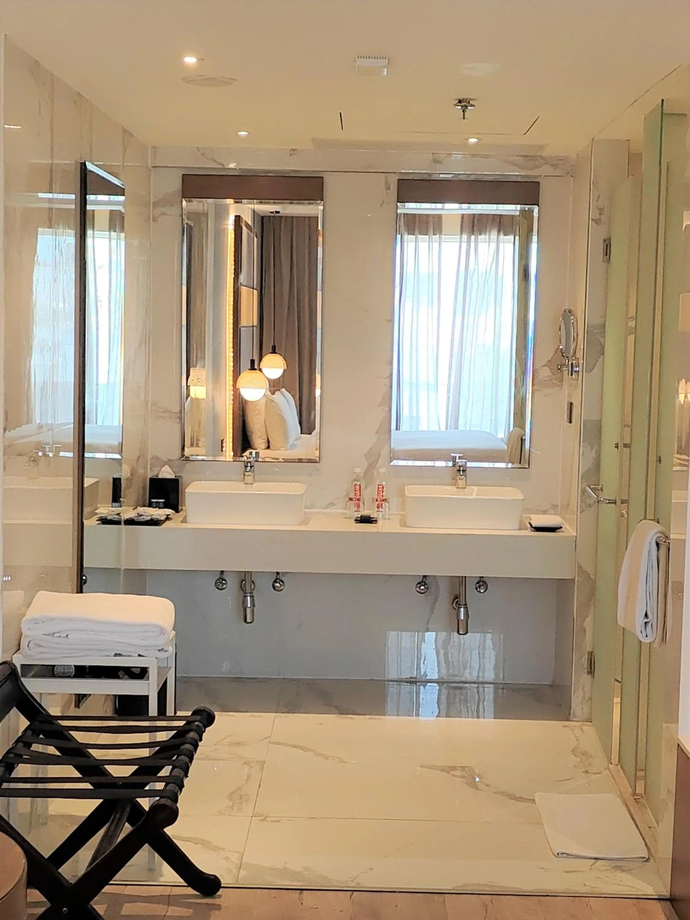 Bathroom in Le Meridien Hyderabad