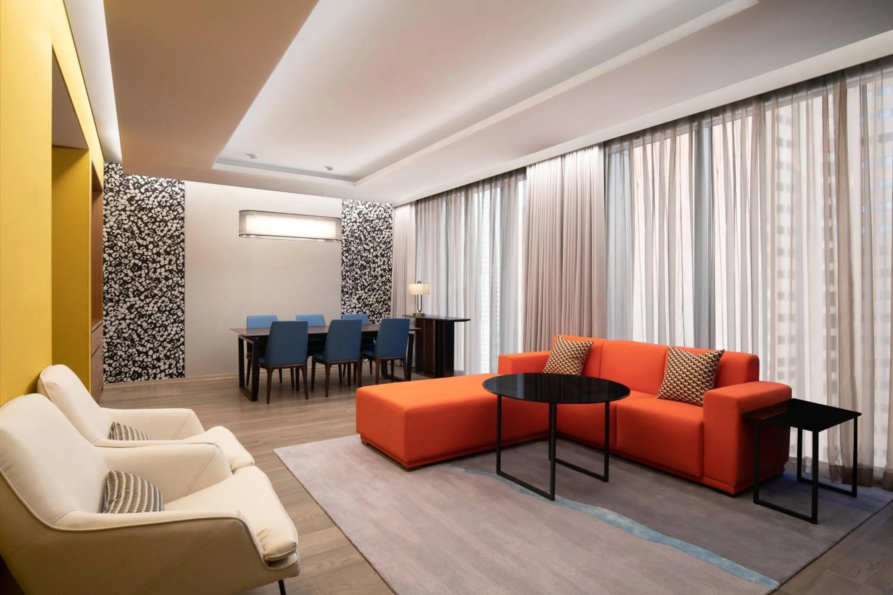 Living room in Courtyard by Marriott Suwon