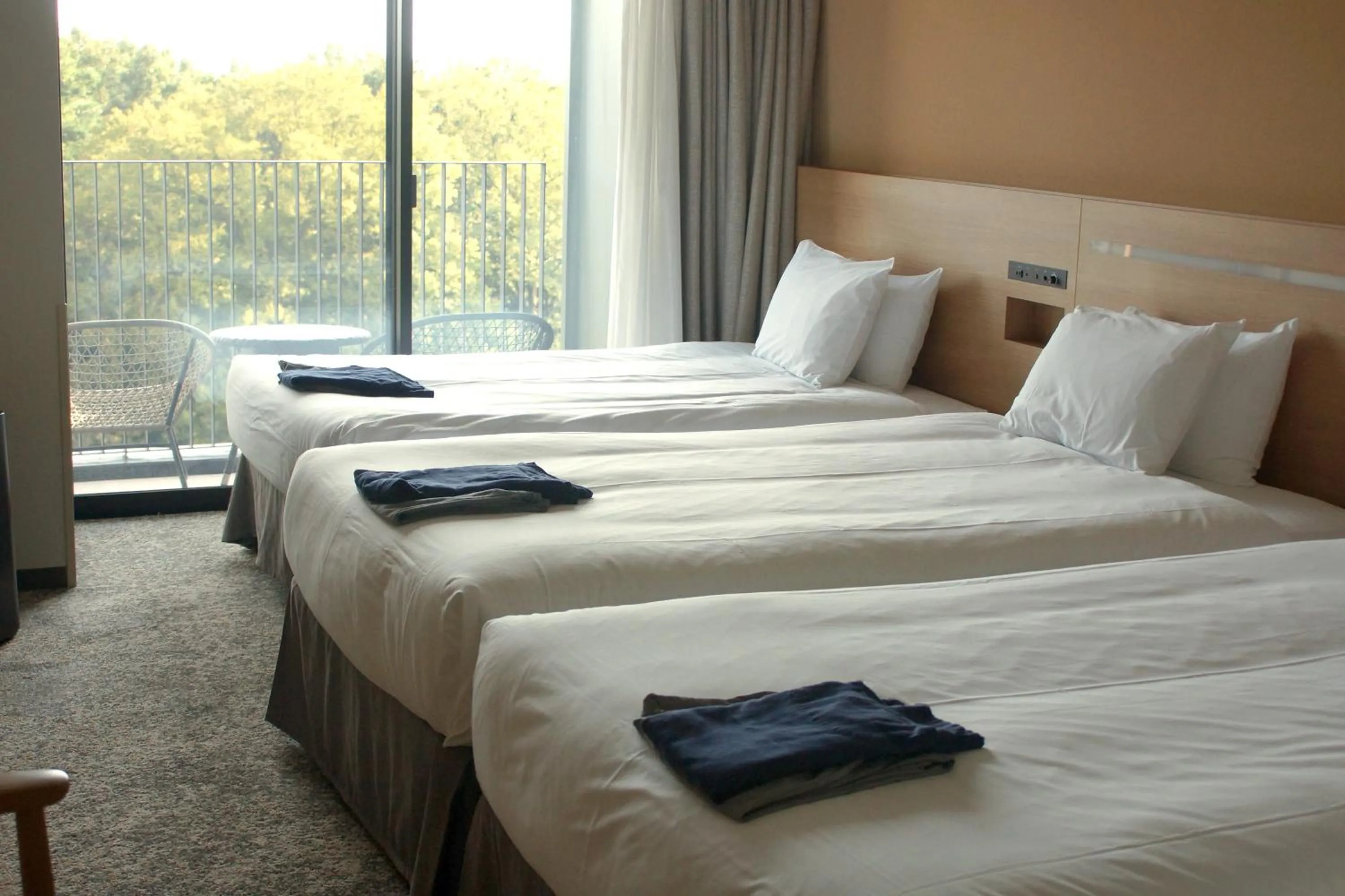 Bed in Umekoji Potel KYOTO