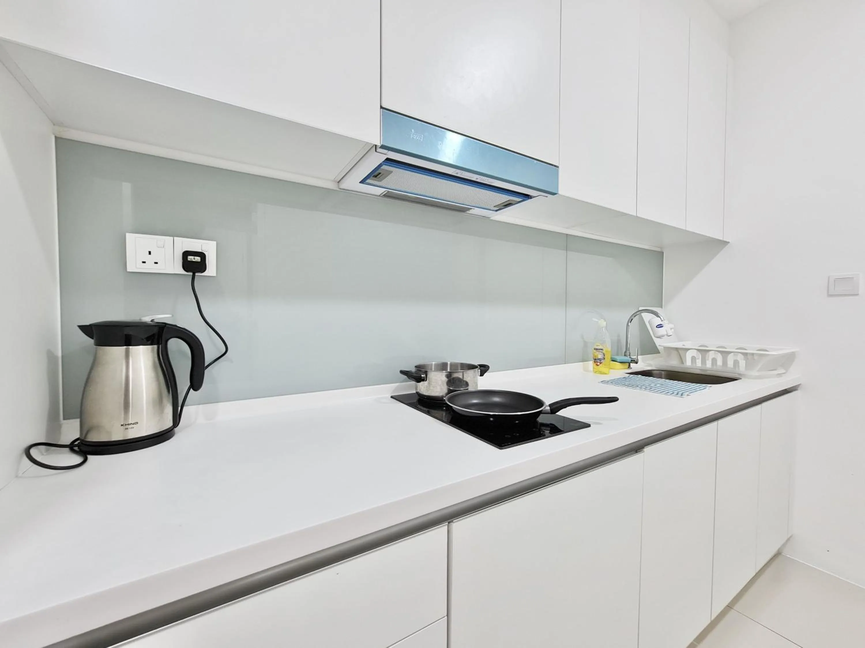 Kitchen or kitchenette in Ekocheras Suite by MOKA at CHERAS