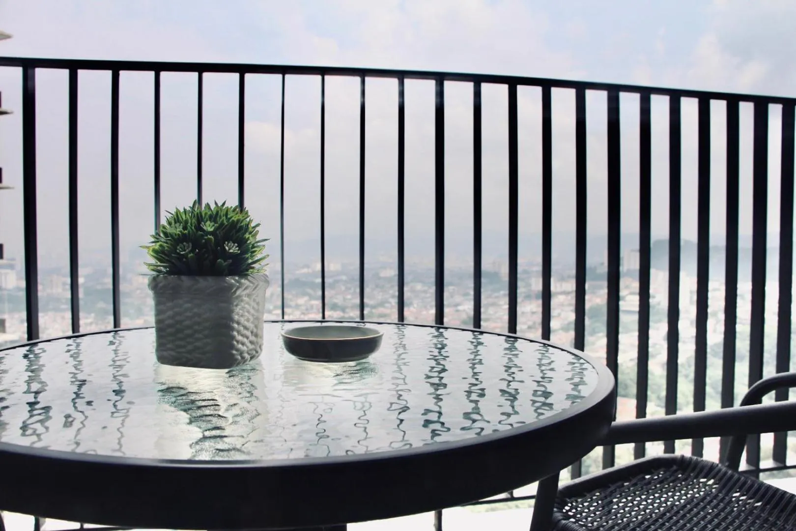 Balcony/Terrace in Ekocheras Suite by MOKA at CHERAS