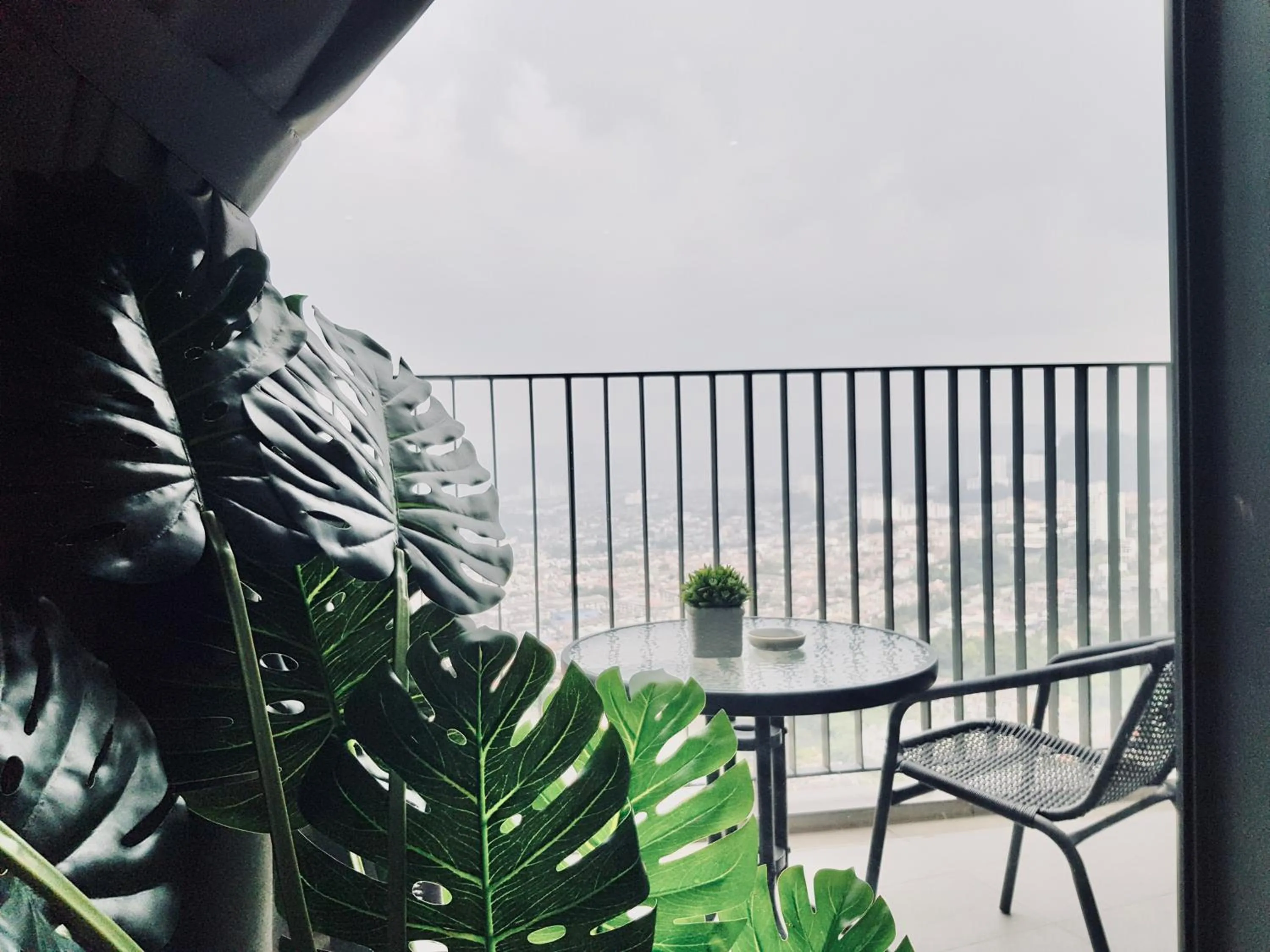 Balcony/Terrace in Ekocheras Suite by MOKA at CHERAS