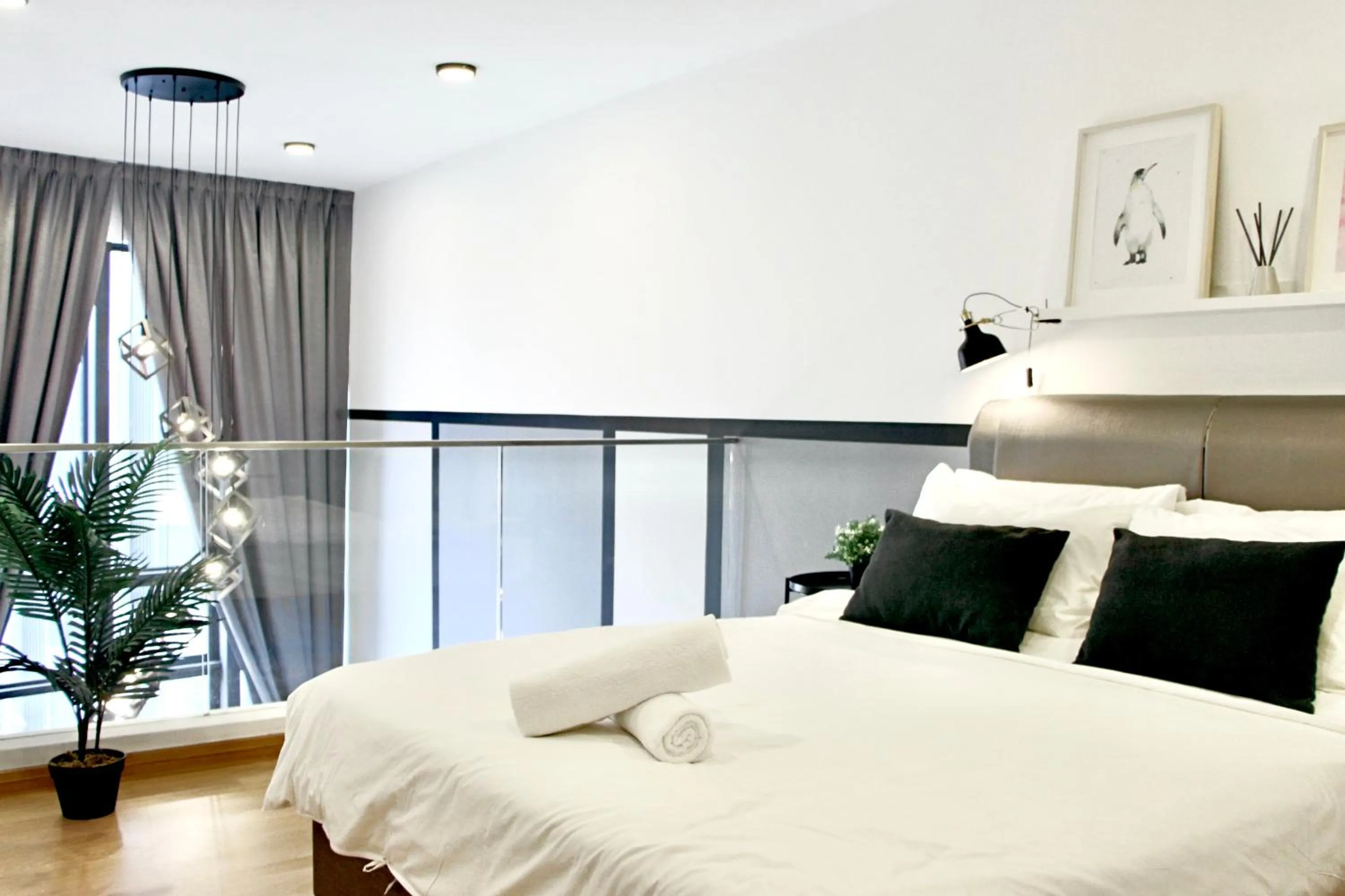 Bed in Ekocheras Suite by MOKA at CHERAS