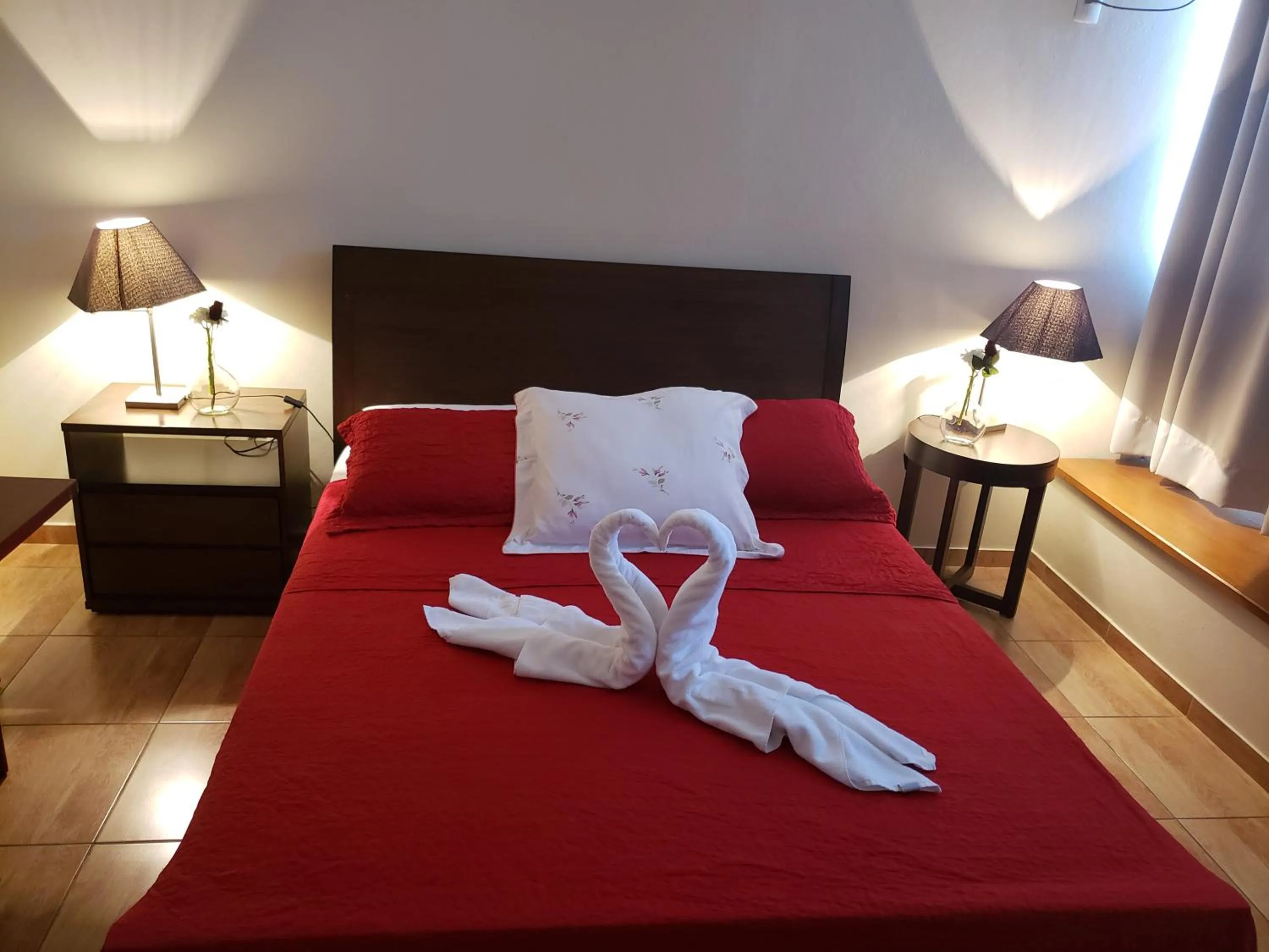 Bed in Grand Enio Hotel e Cantina