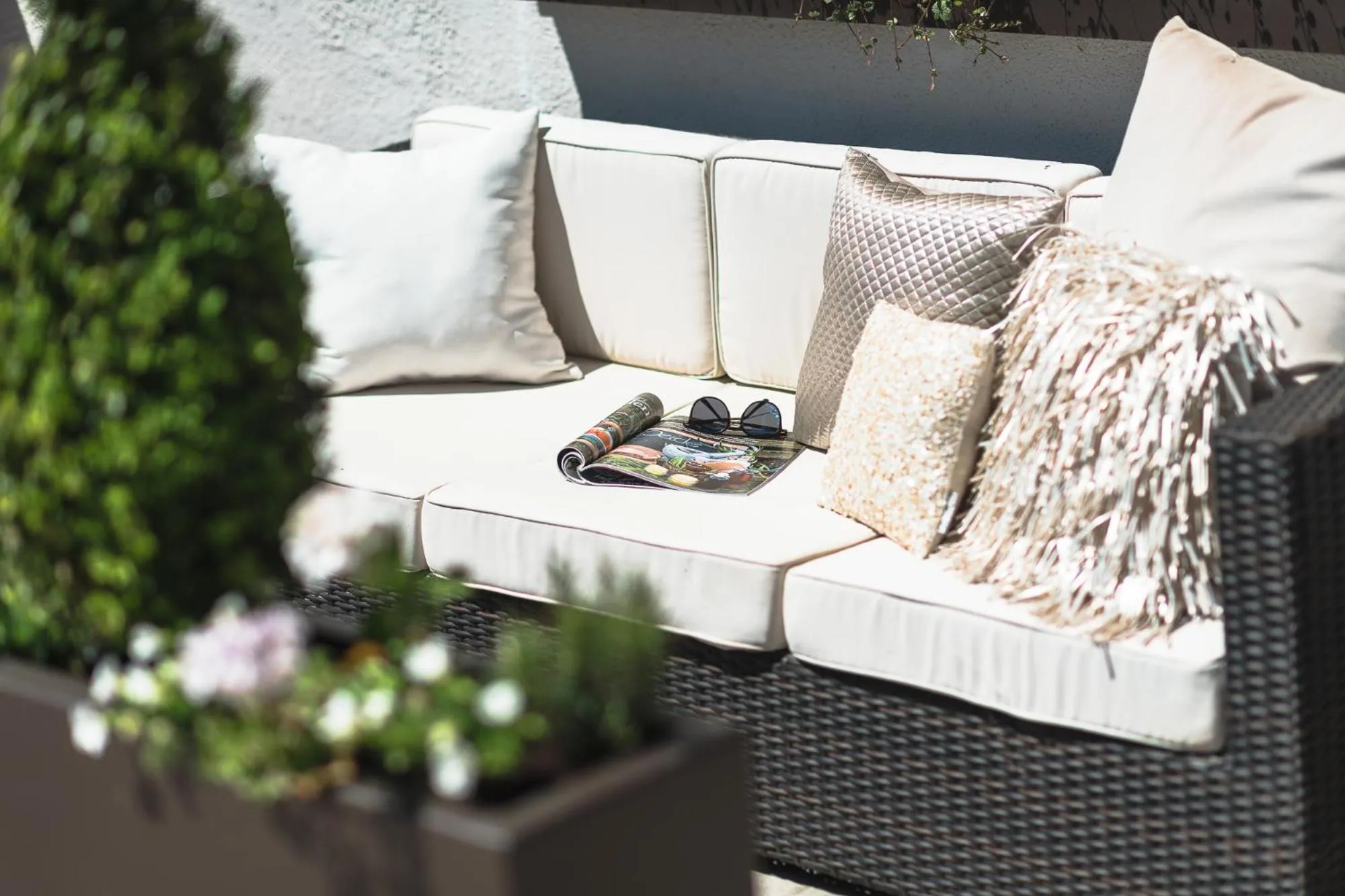 Garden in Garni Hotel Platzer