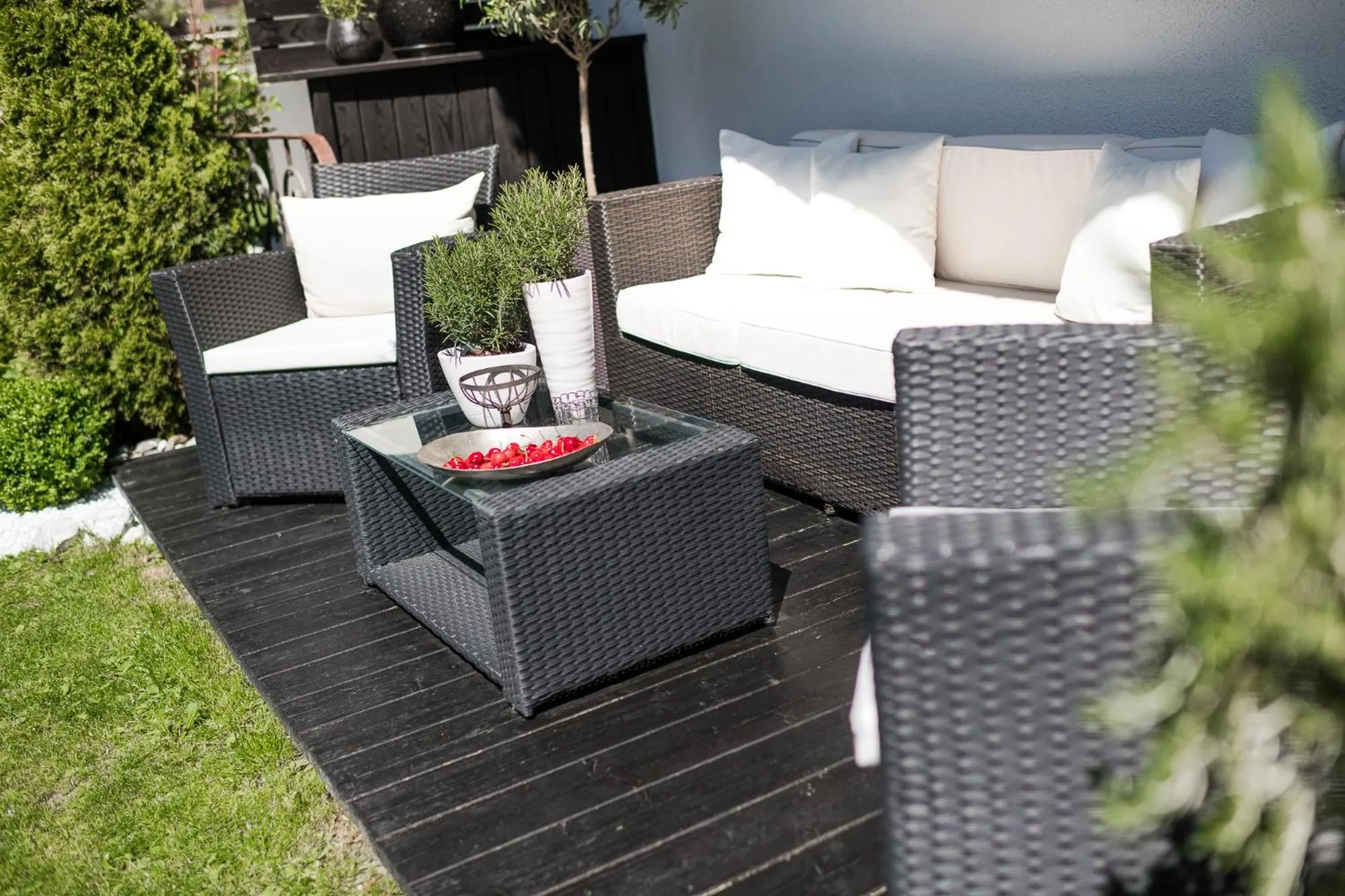 Garden in Garni Hotel Platzer