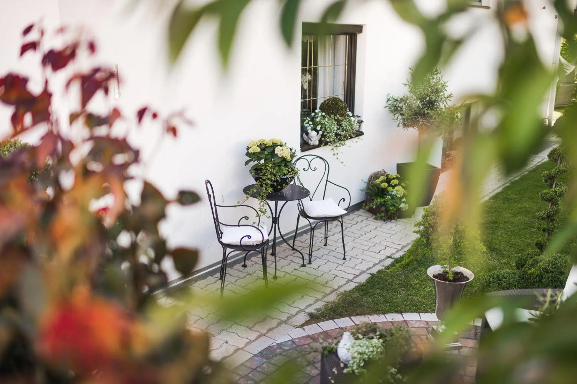 Garden in Garni Hotel Platzer