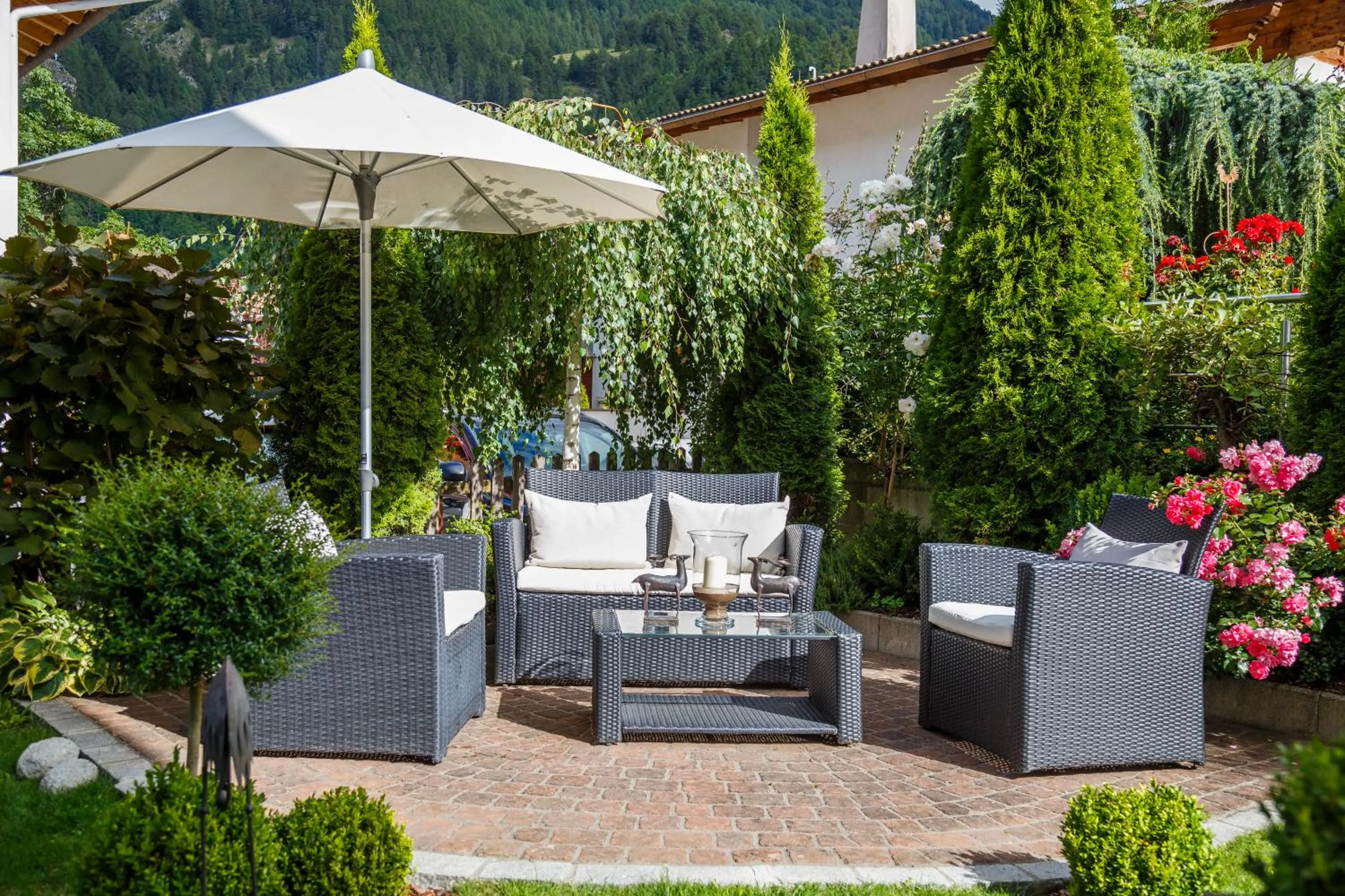 Garden in Garni Hotel Platzer