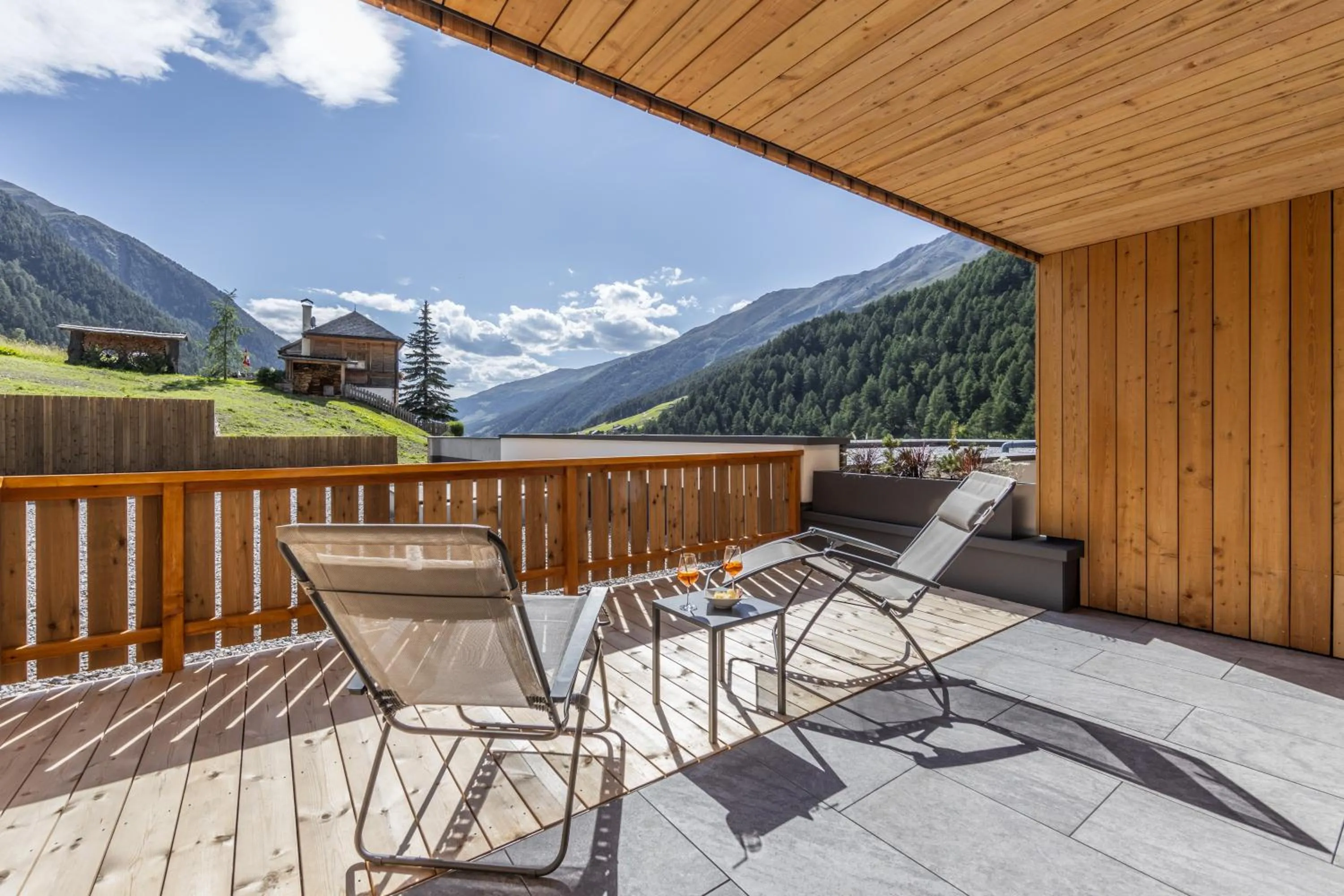 Mountain view in Almhotel Glieshof