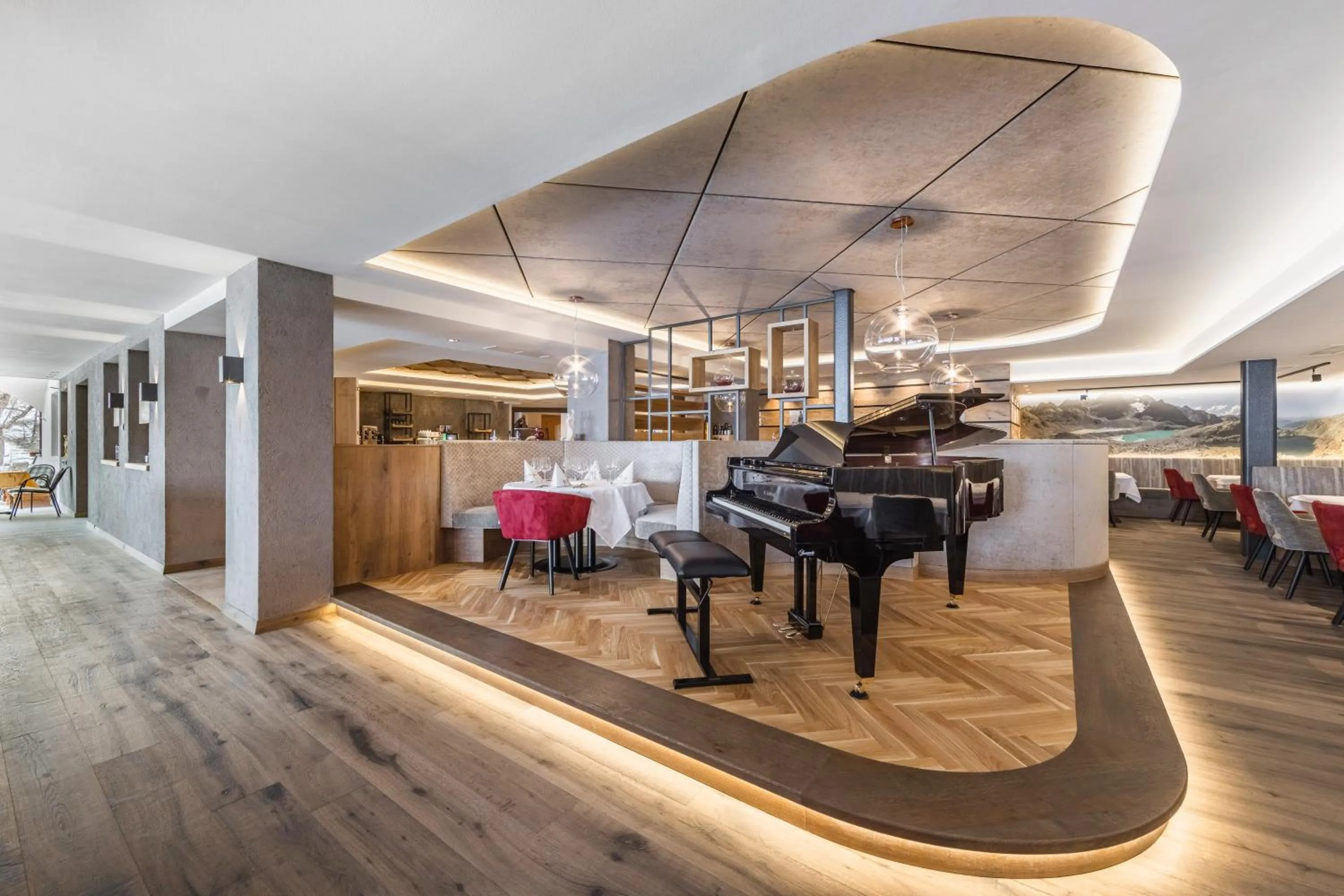 Restaurant/places to eat in Almhotel Glieshof