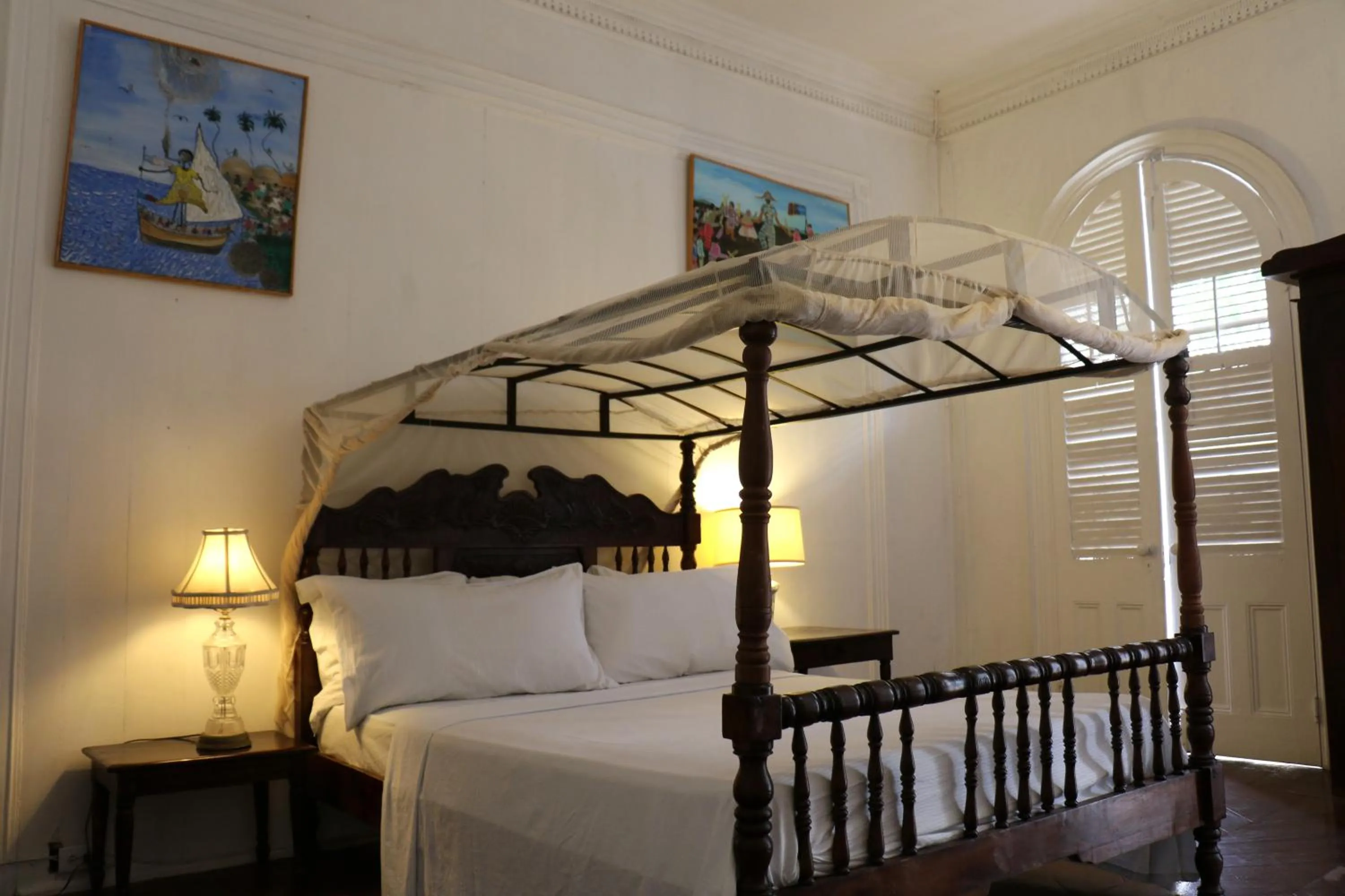 Bed in hotel florita