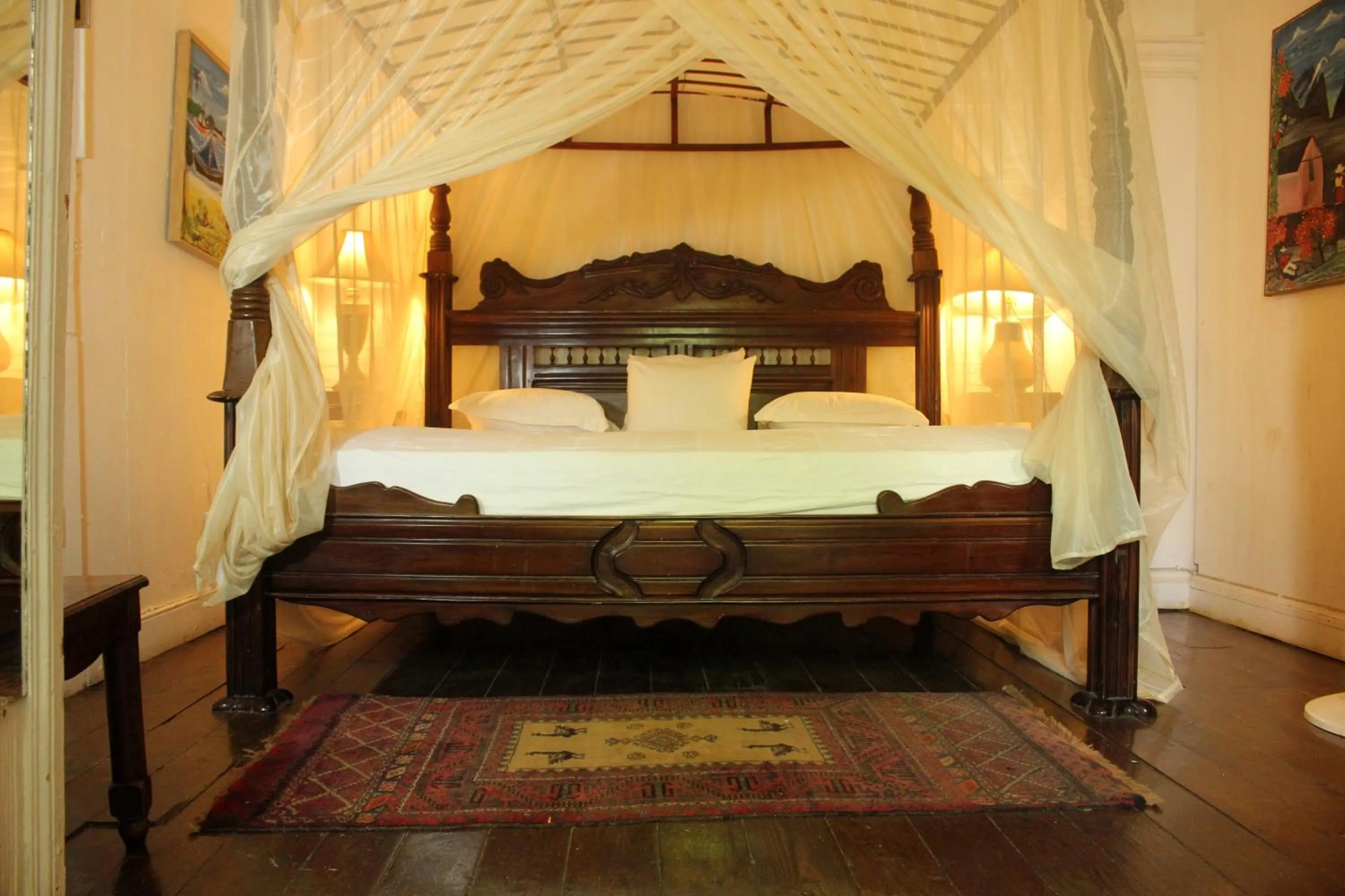 Bed in hotel florita