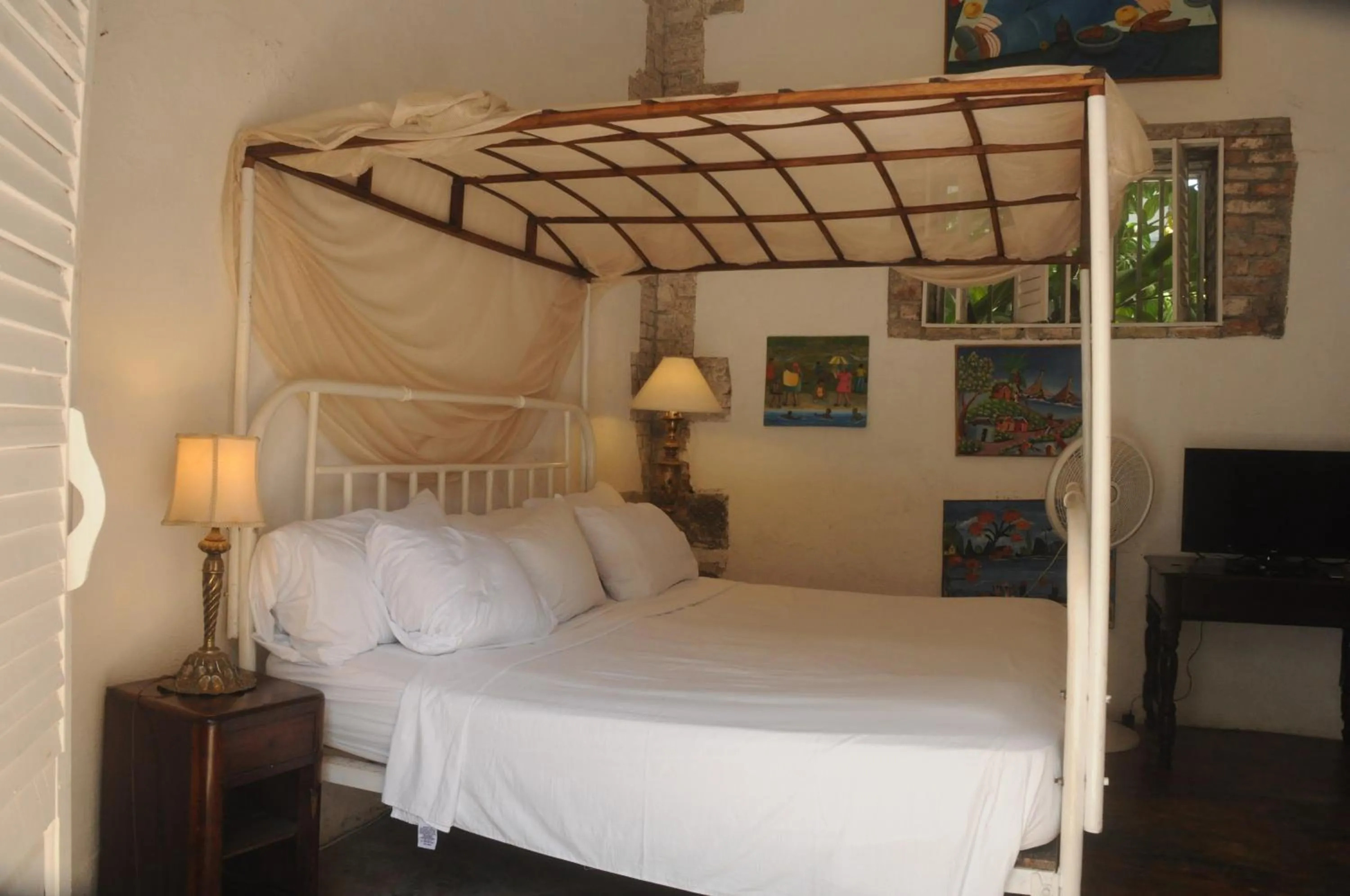 Bed in hotel florita