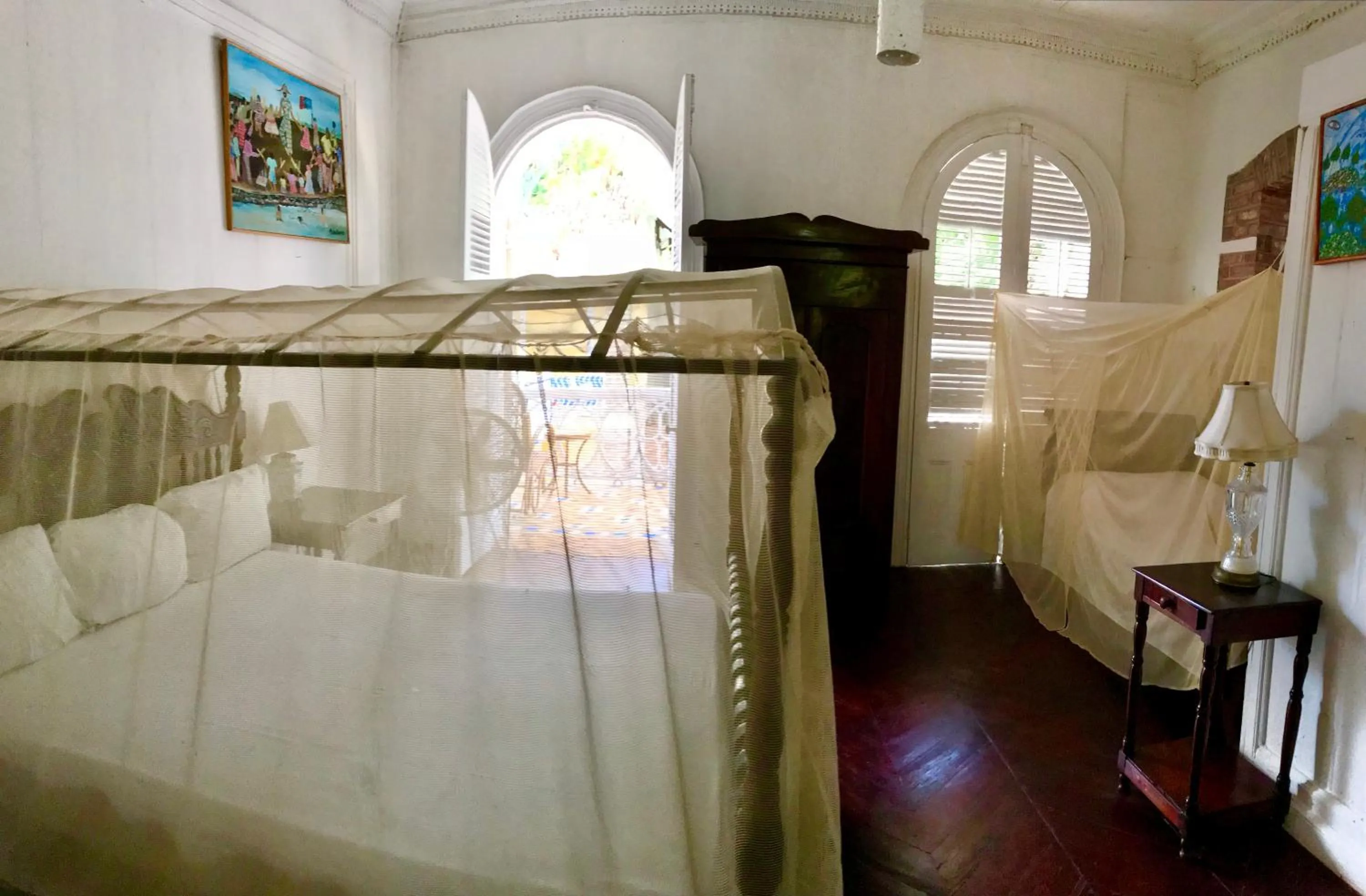 Bed in hotel florita