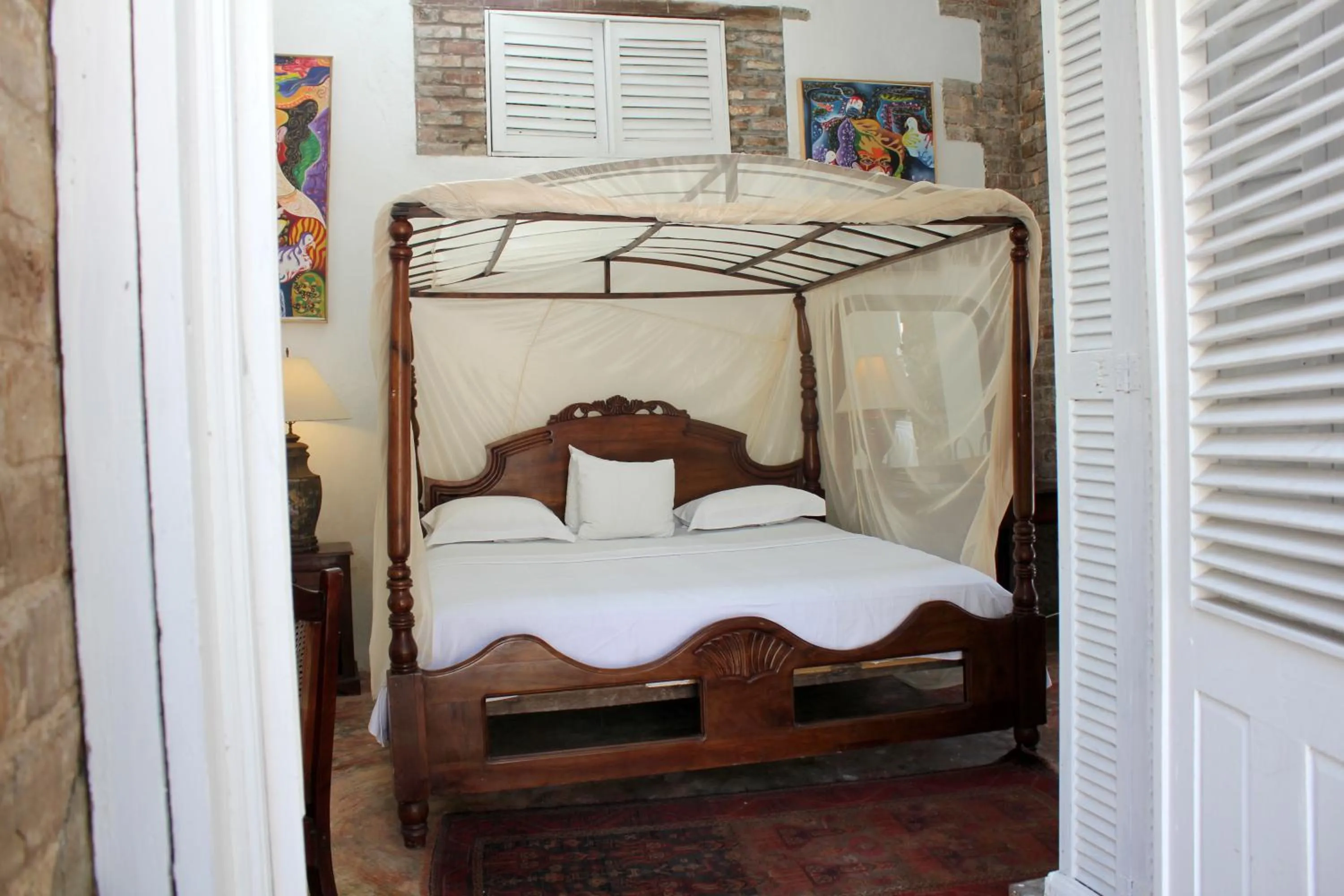 Bed in hotel florita
