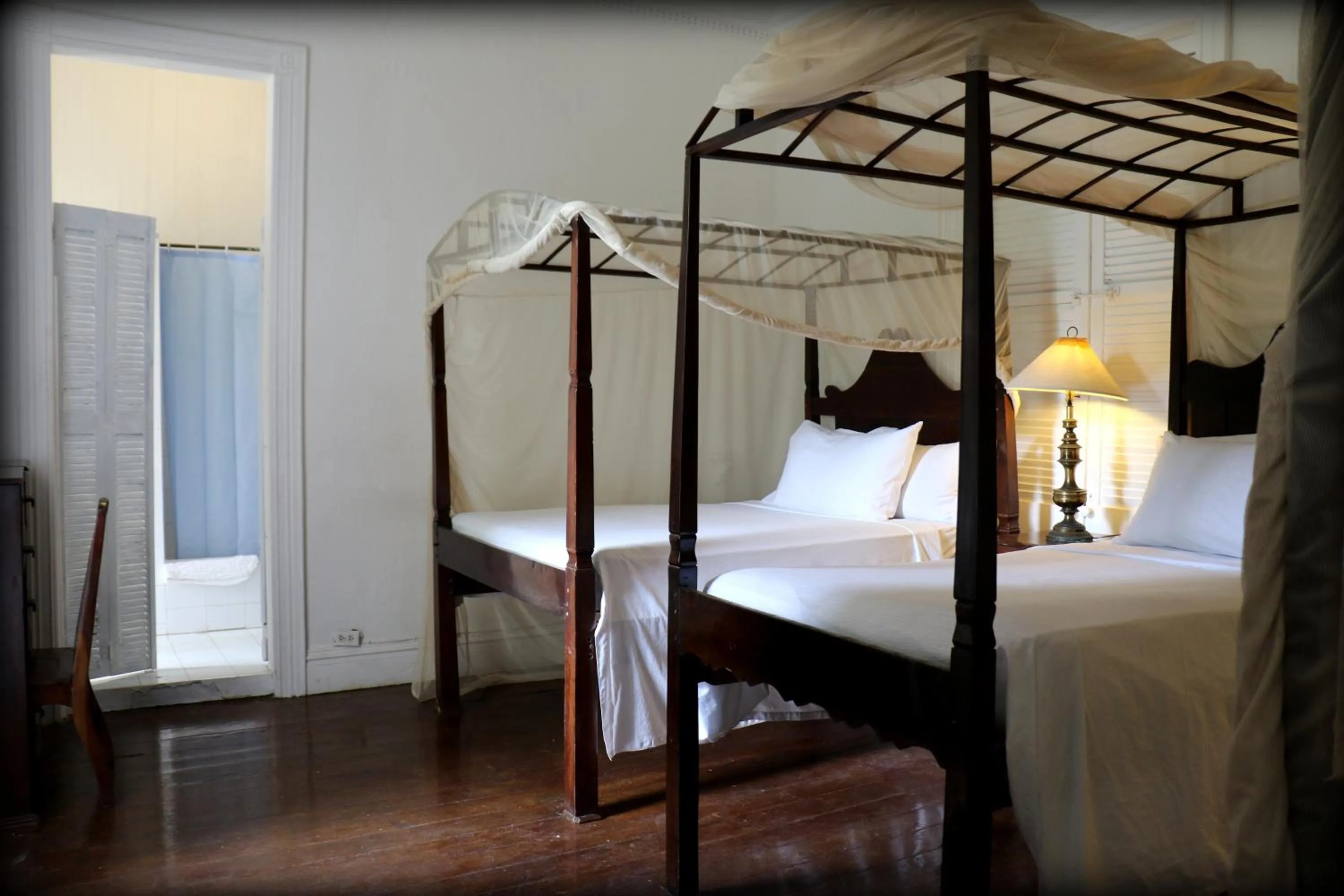 Bed in hotel florita