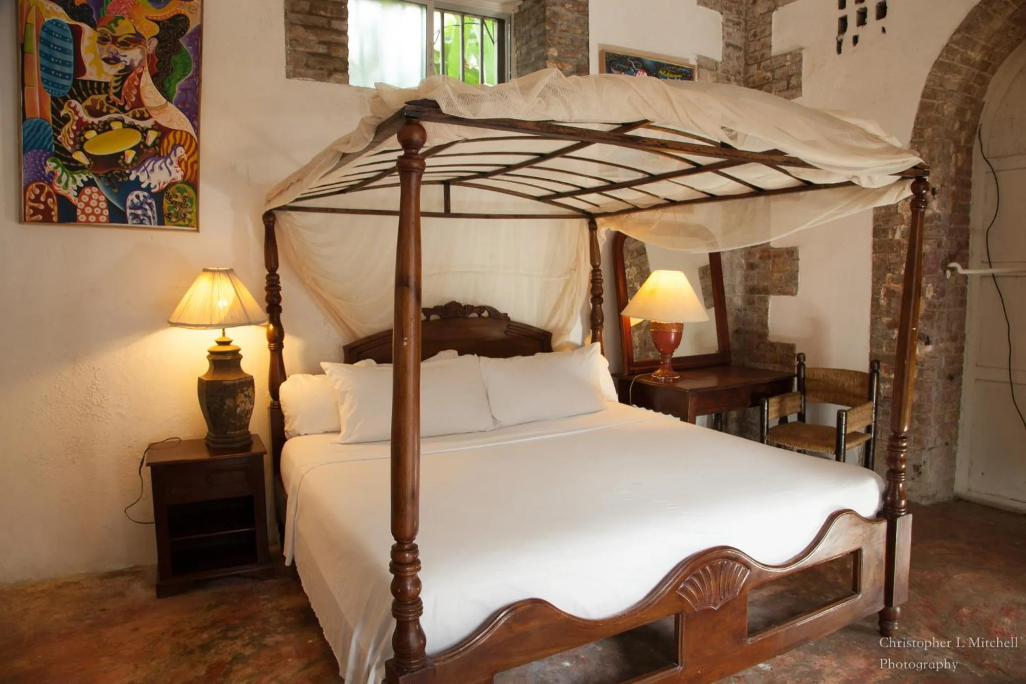 Bed in hotel florita