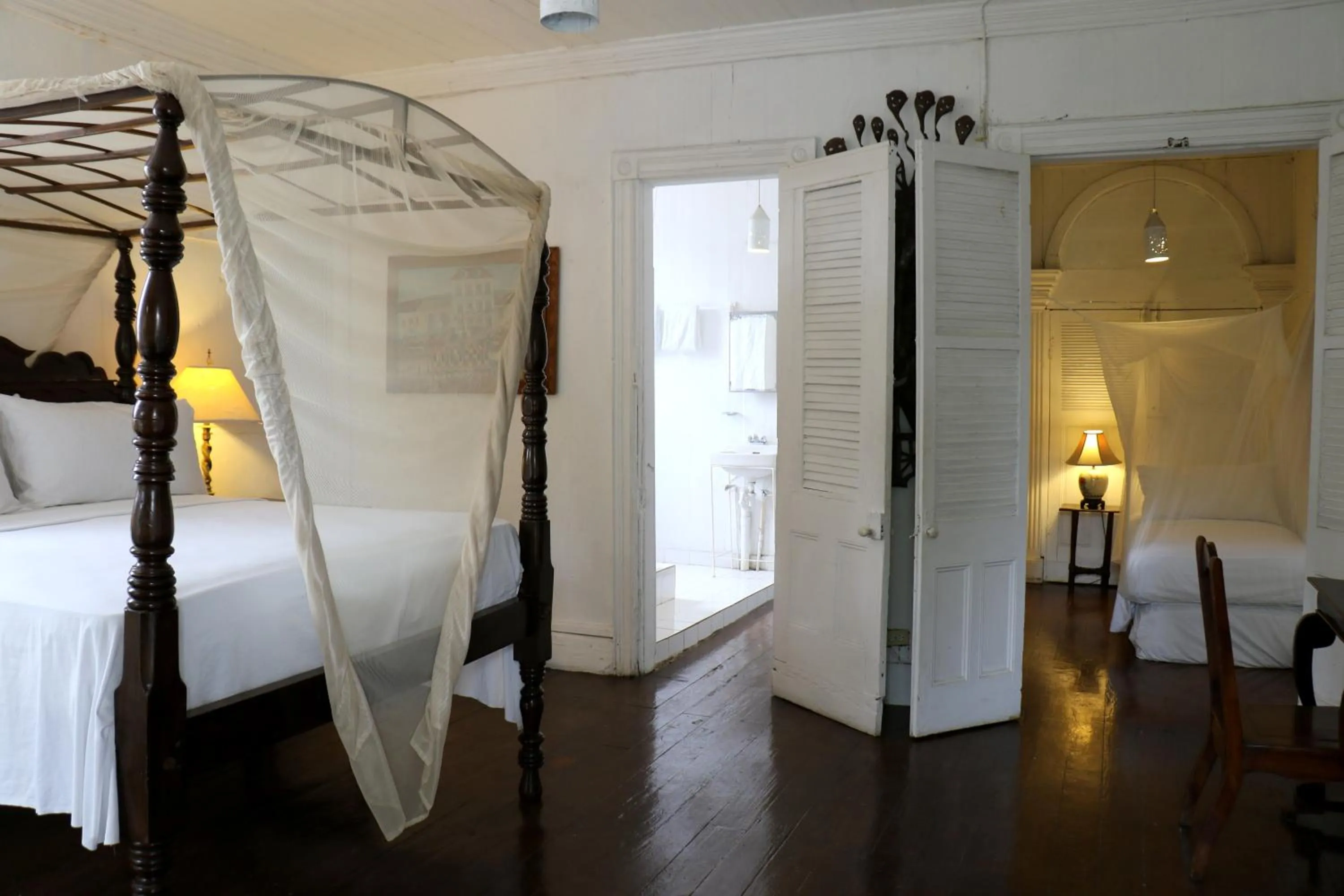 Bed in hotel florita