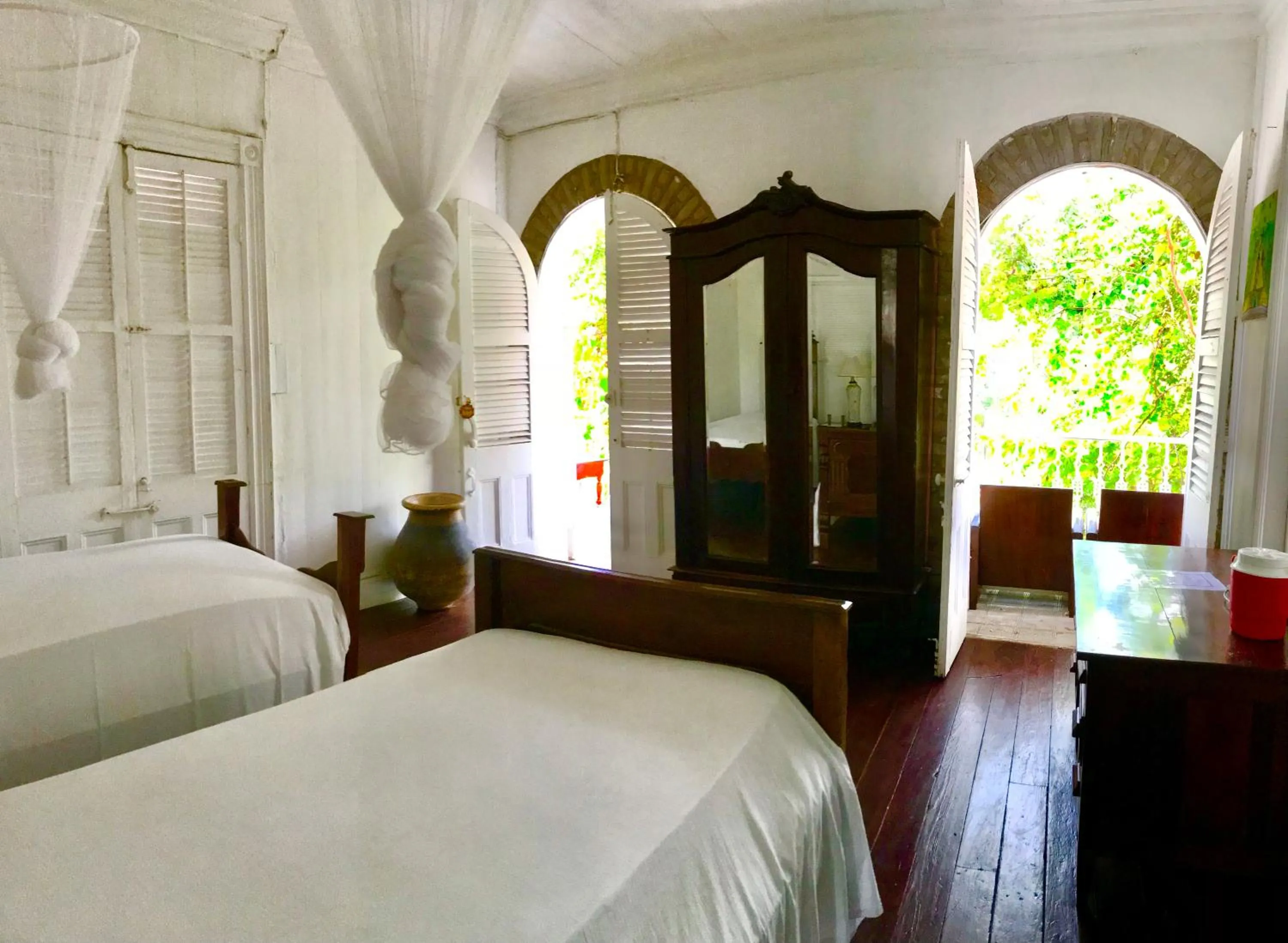 Bed in hotel florita