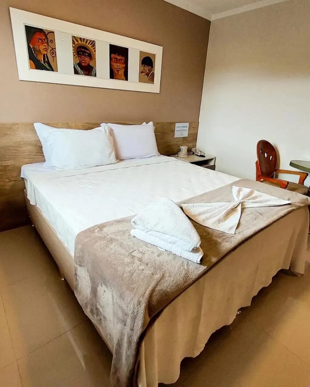 Bed in Tapindaré Hotel
