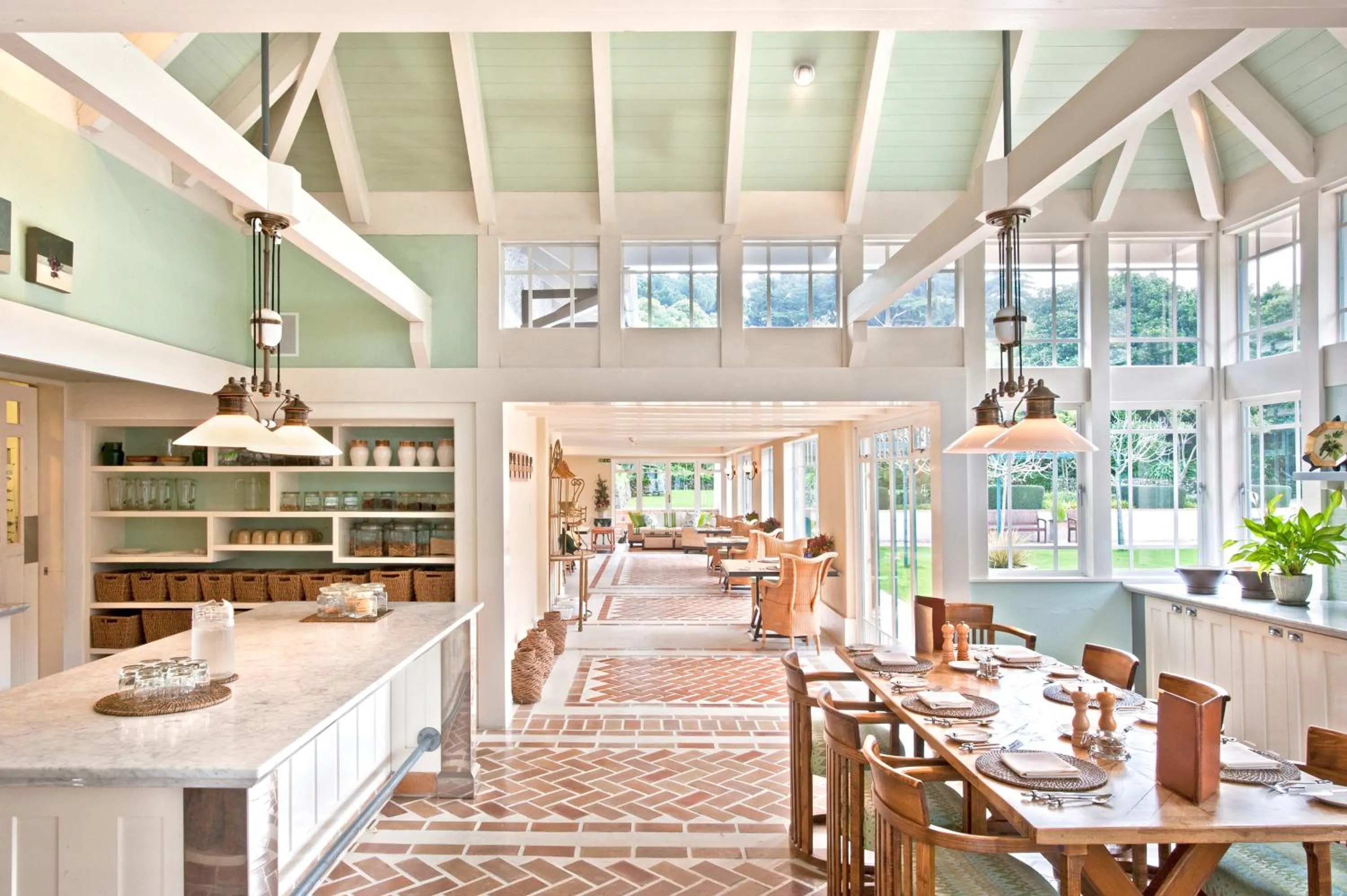 Breakfast in Wharekauhau Country Estate