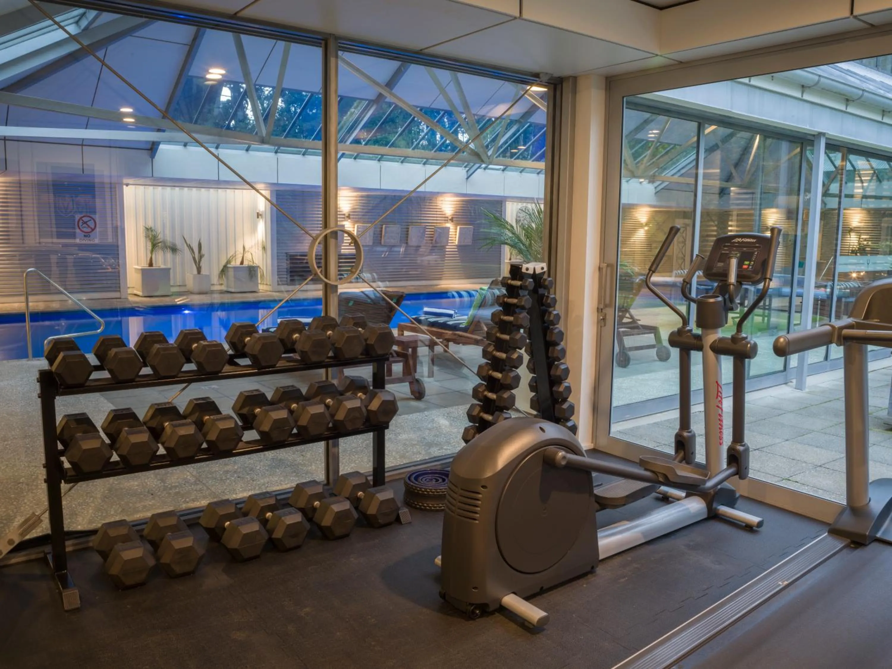 Fitness centre/facilities in Wharekauhau Country Estate