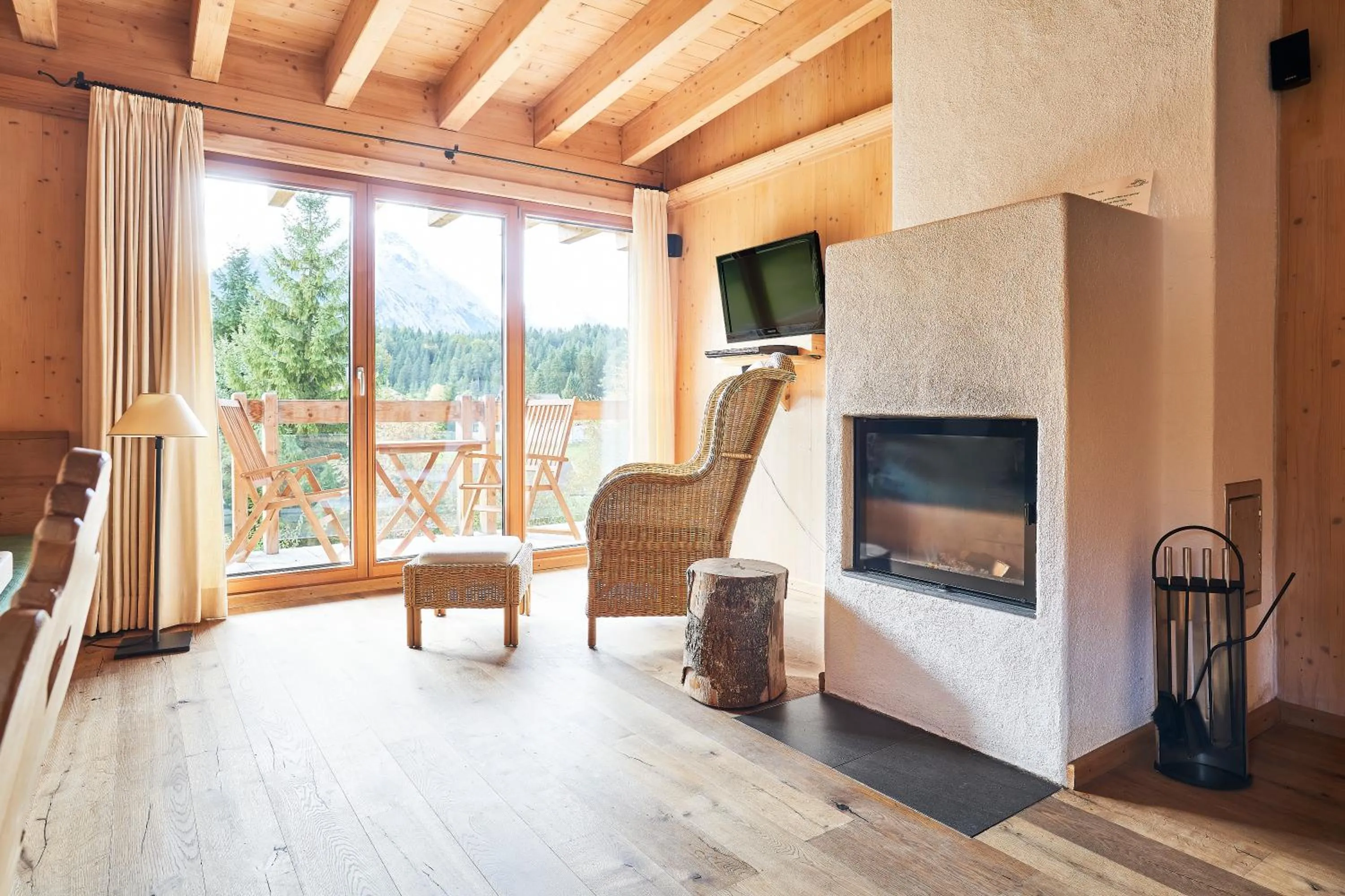 Seating area in RosaMunde Apartments