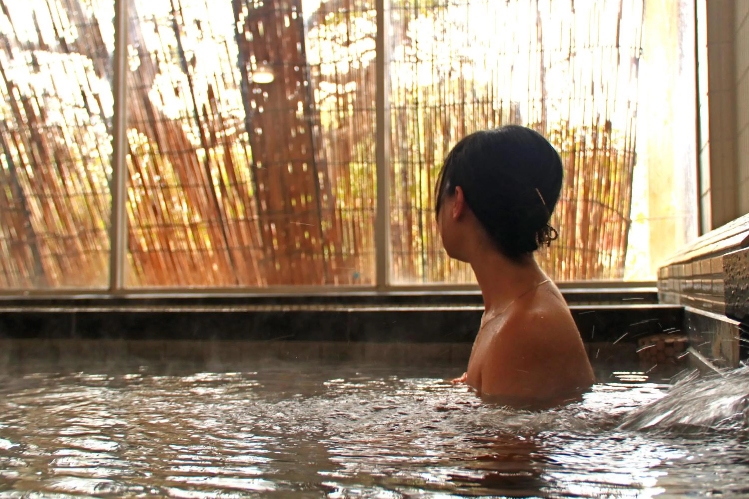 Hot Spring Bath in Masuya Ryokan