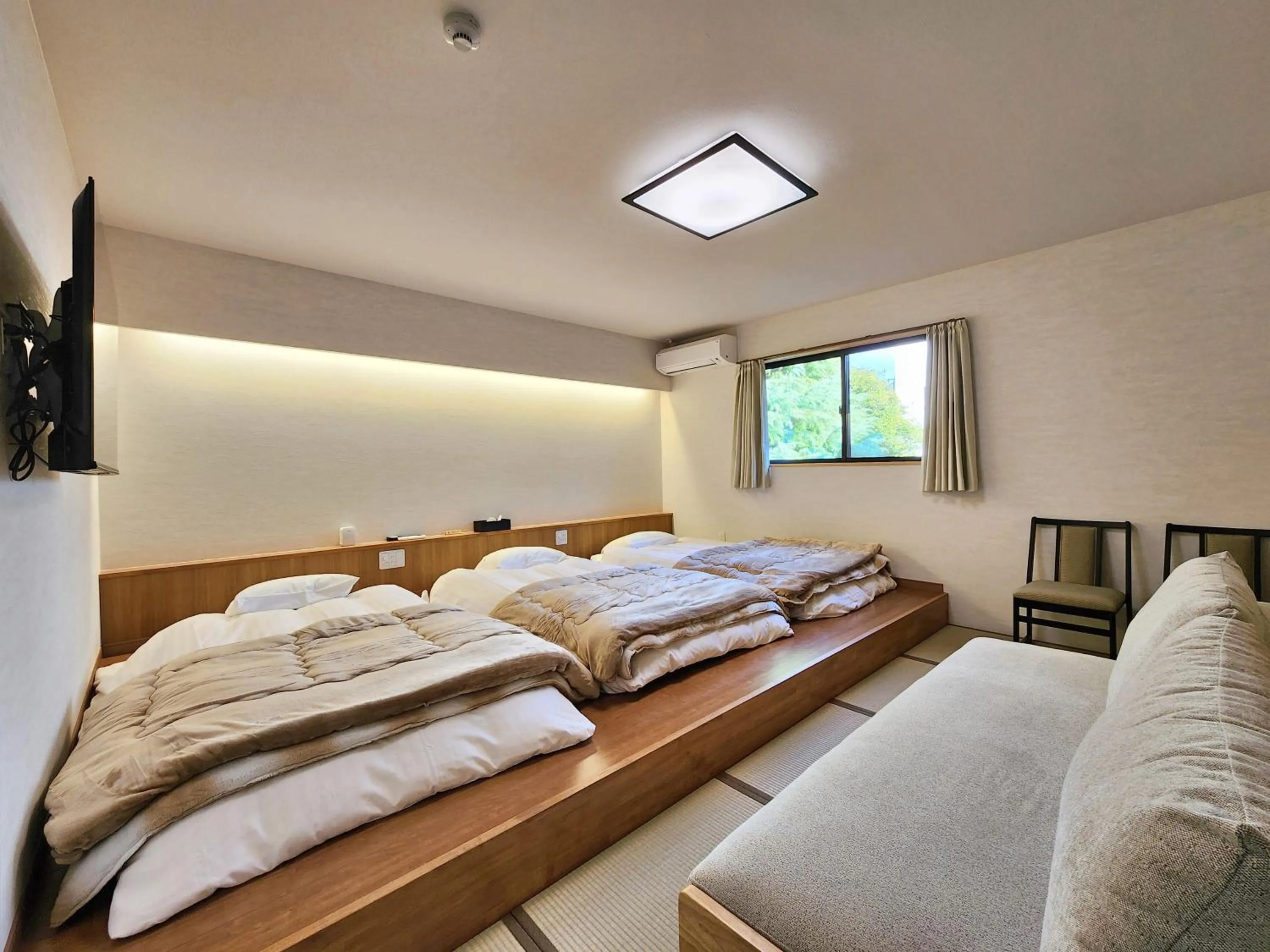 Bed in Masuya Ryokan