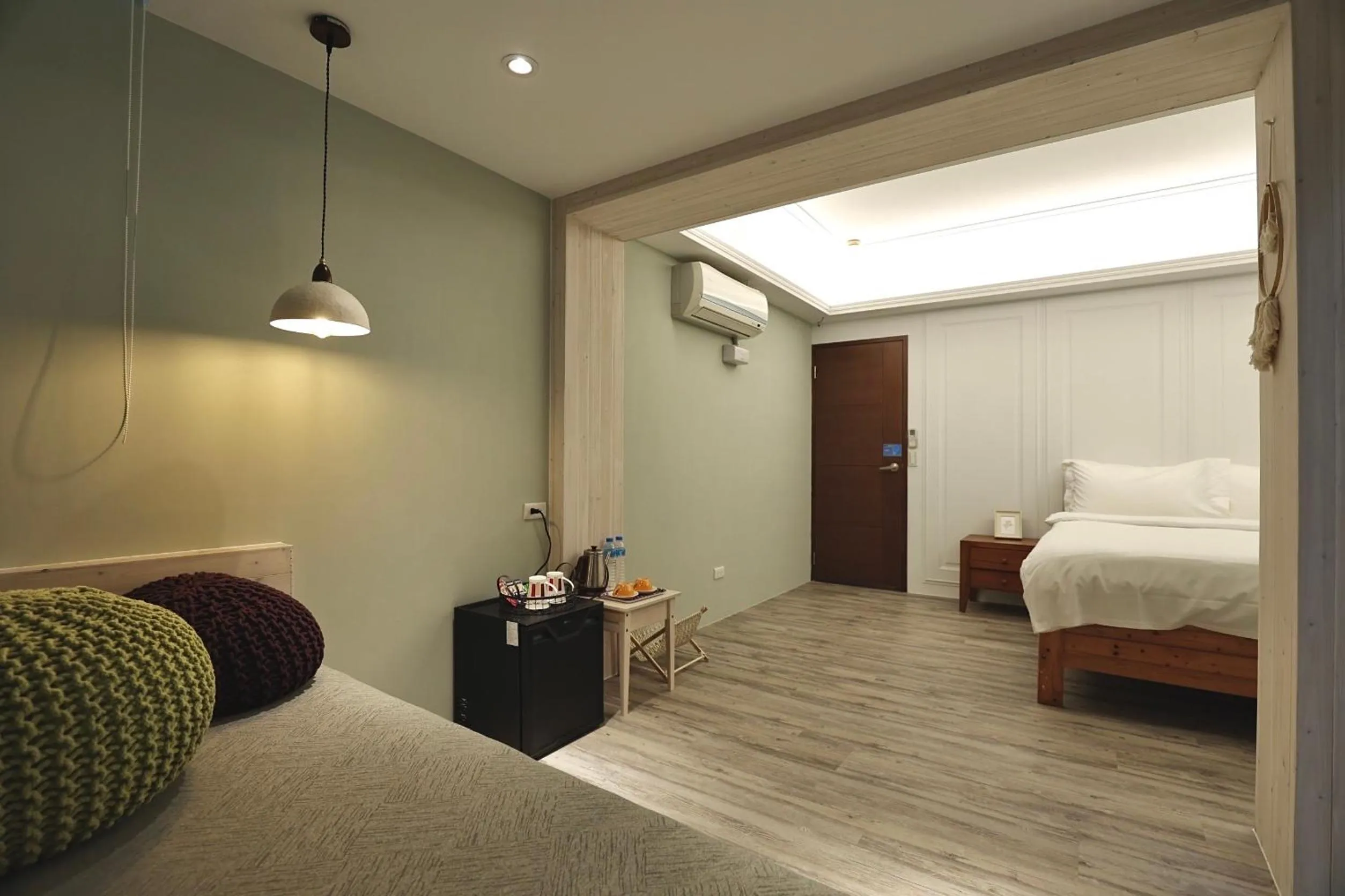 Bed in 海邊邊民宿 Near Seaside B&B 民宿1092號