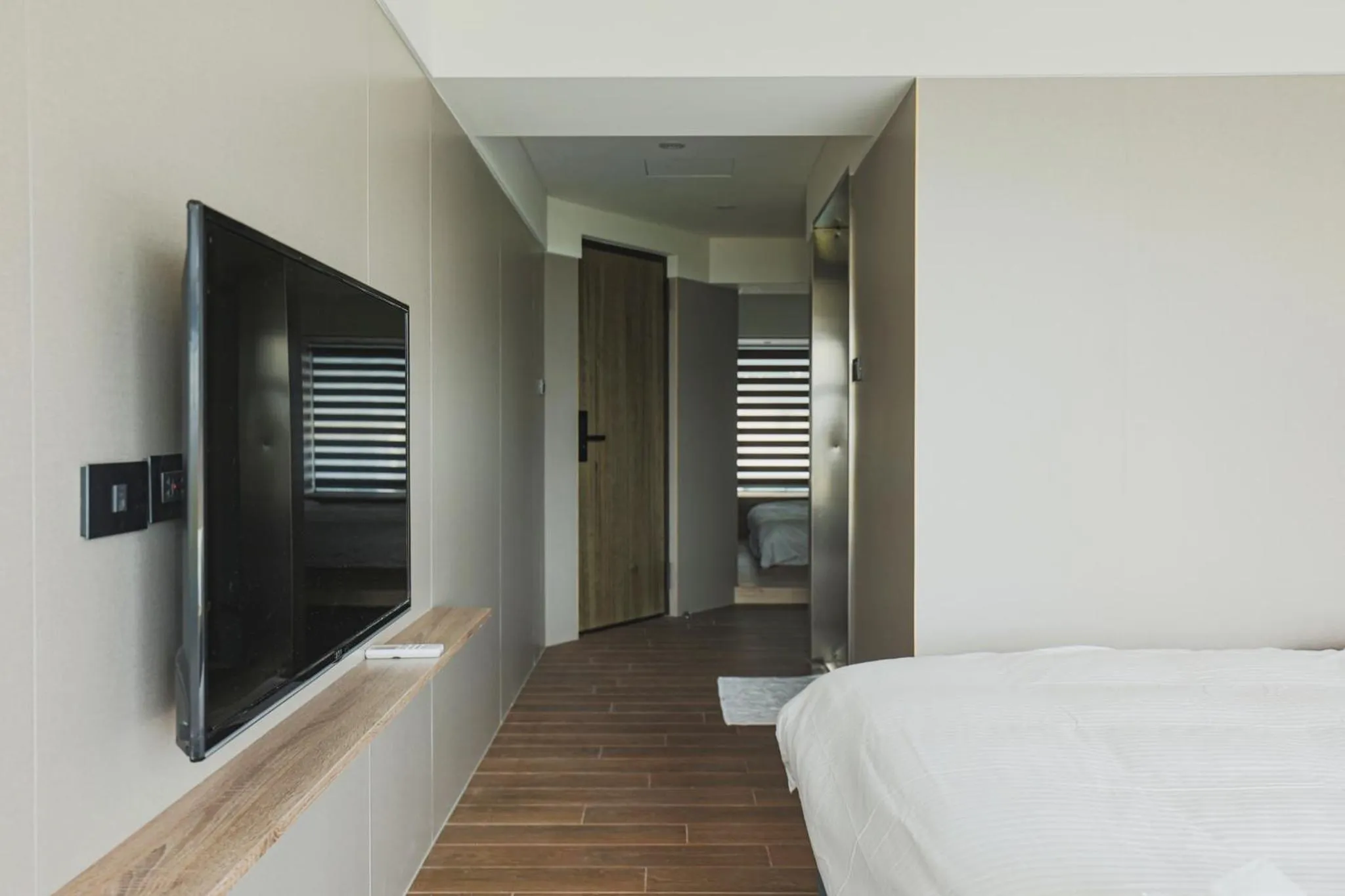 Bed in 海邊邊民宿 Near Seaside B&B 民宿1092號