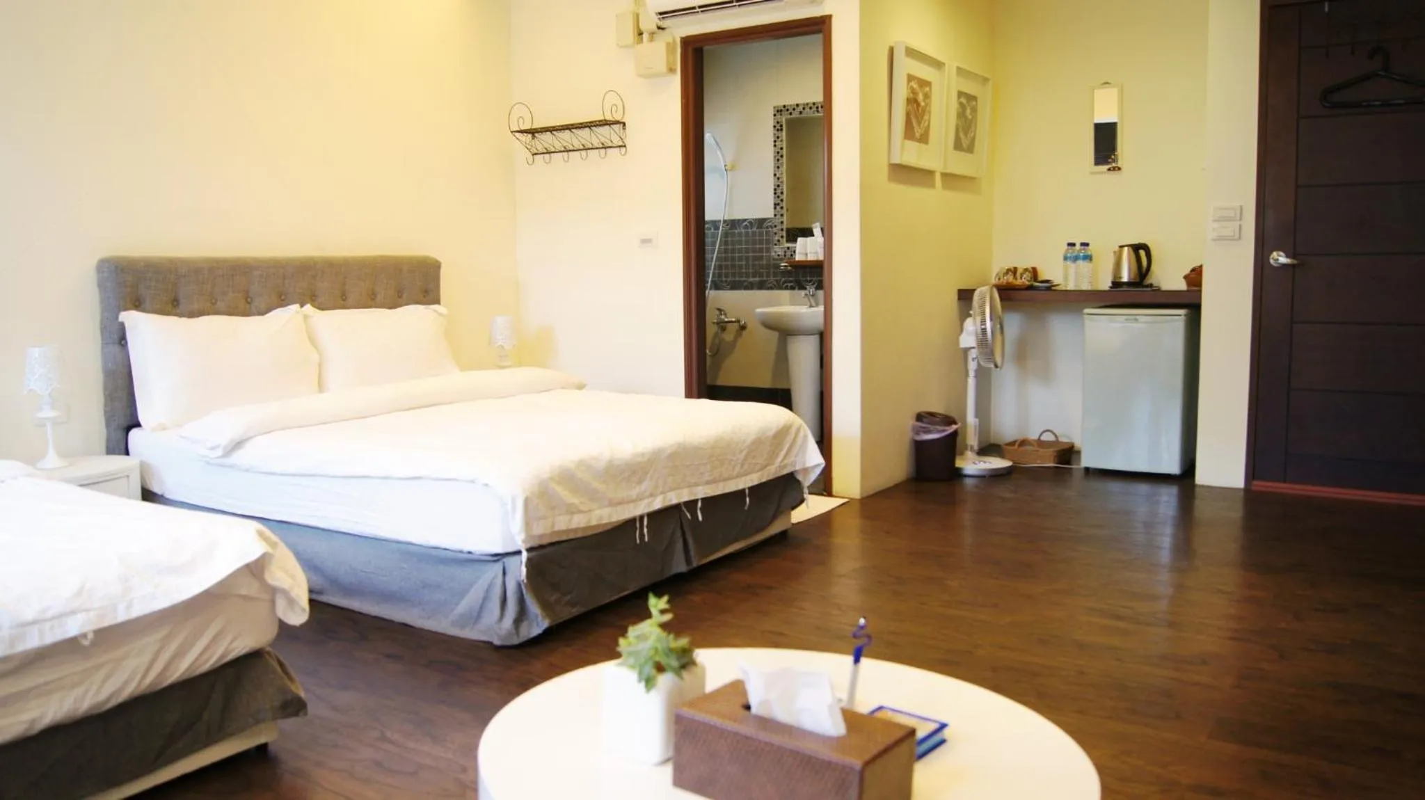 Bed in 海邊邊民宿 Near Seaside B&B 民宿1092號