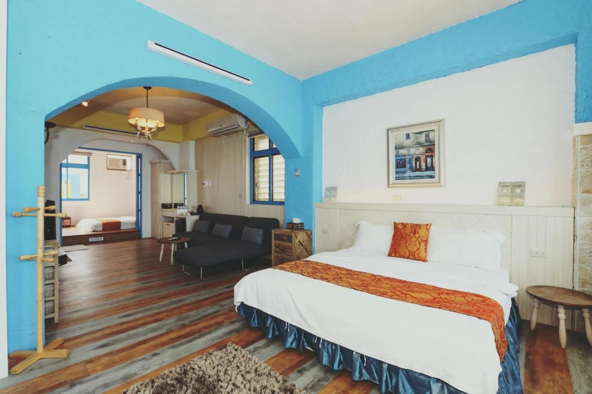 Bed in 海邊邊民宿 Near Seaside B&B 民宿1092號