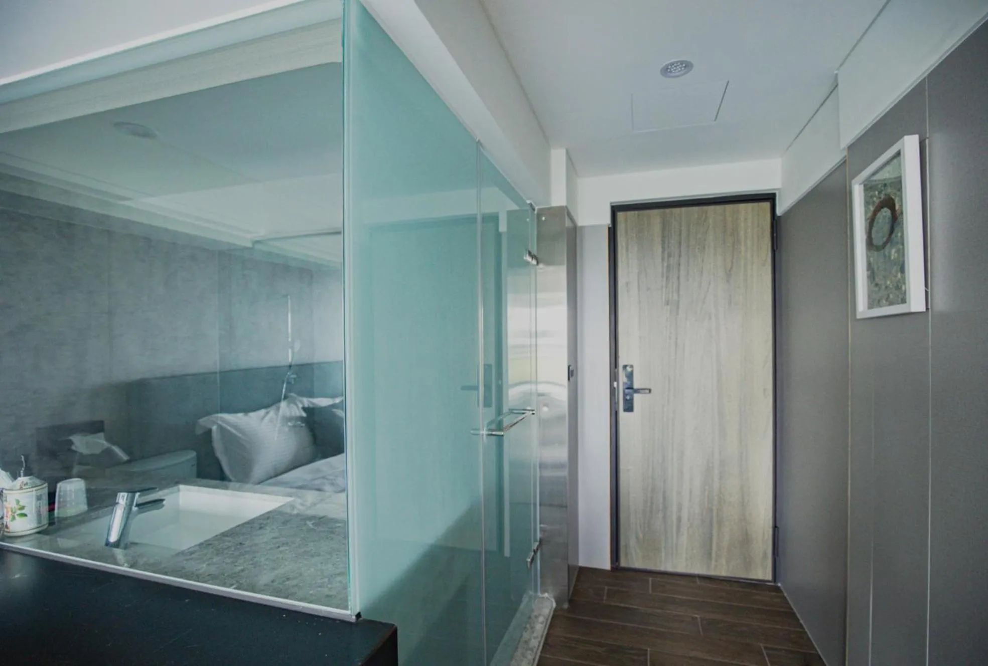 Bed in 海邊邊民宿 Near Seaside B&B 民宿1092號