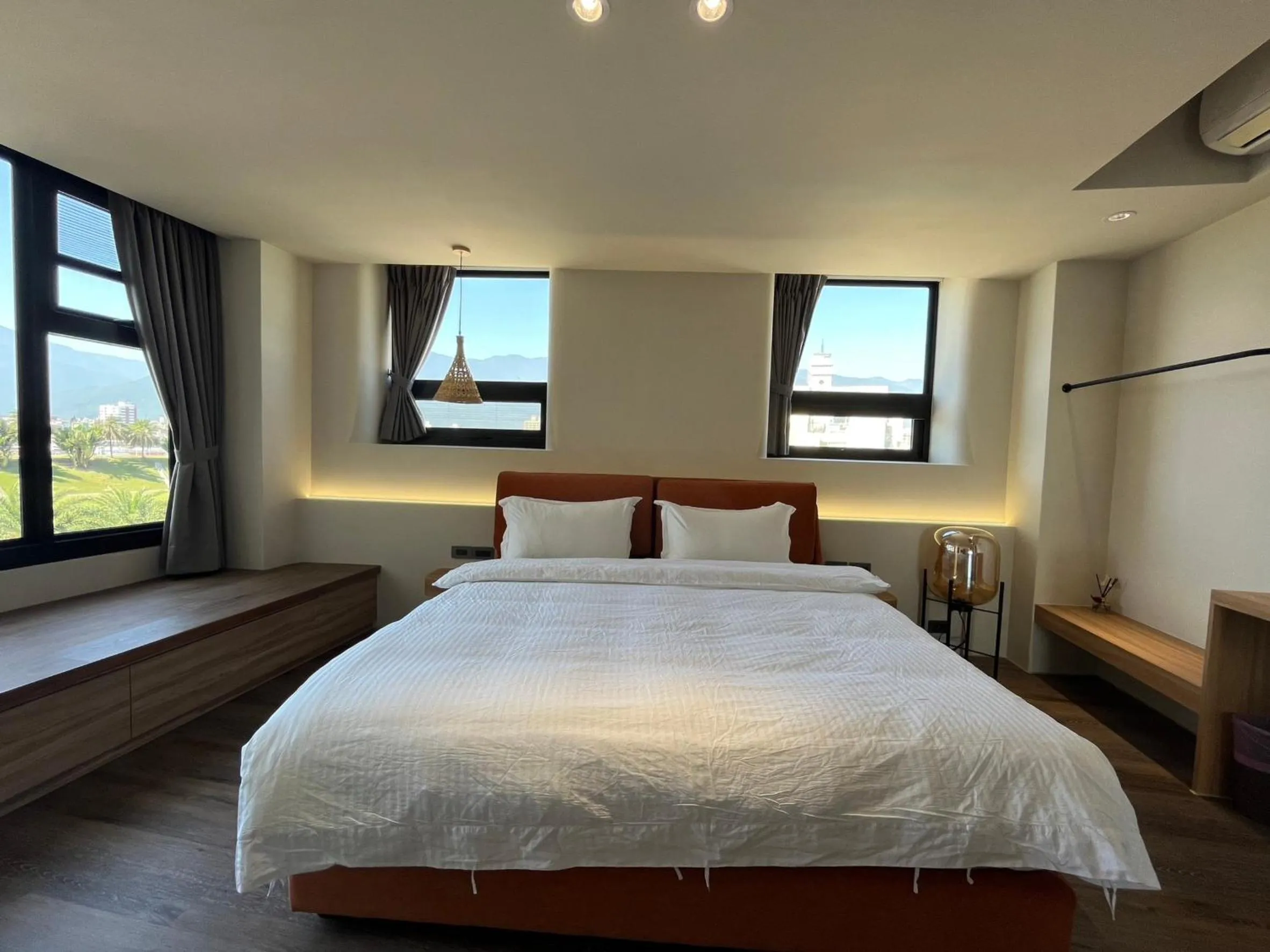 Bed in 海邊邊民宿 Near Seaside B&B 民宿1092號