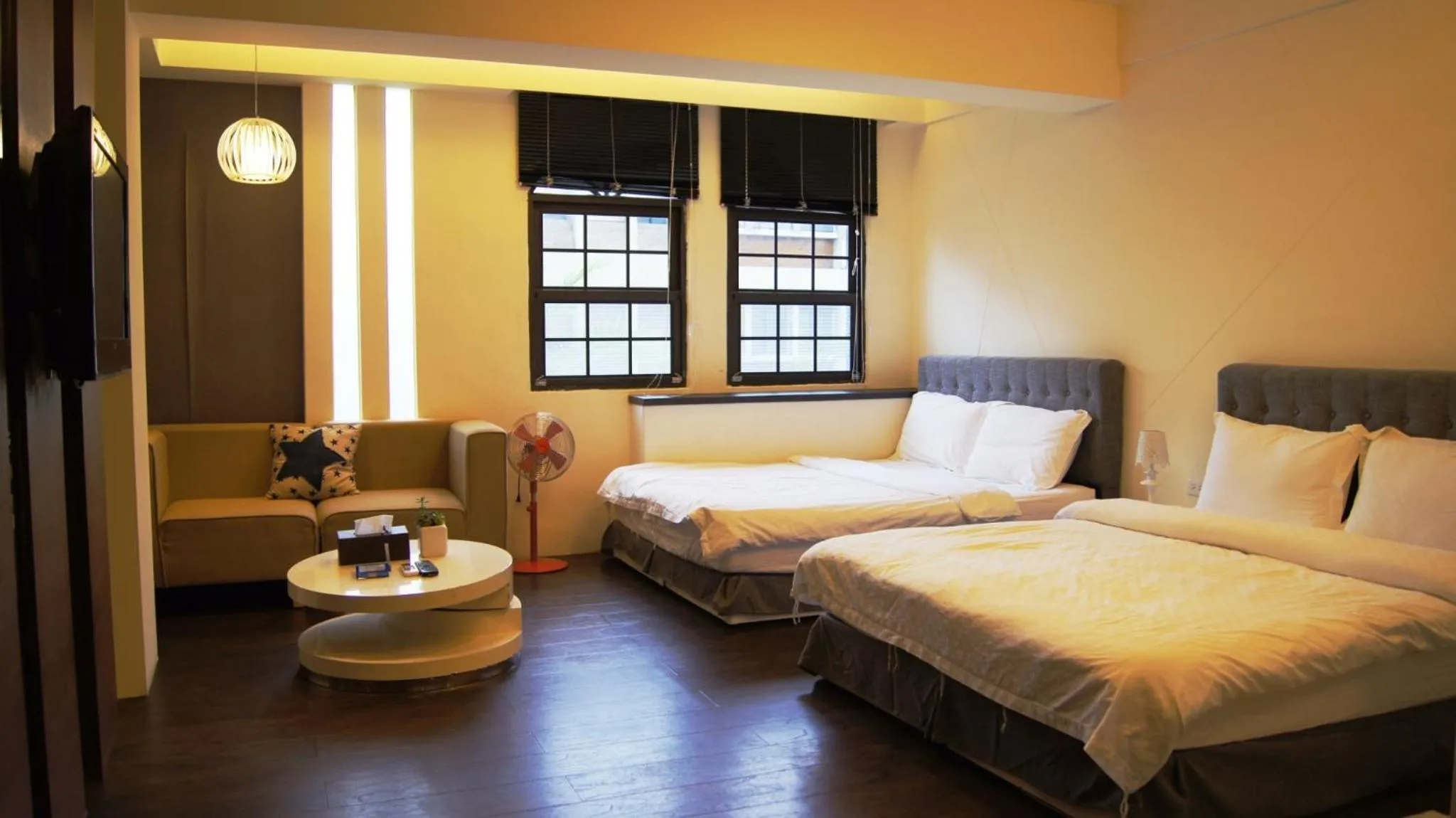 Bed in 海邊邊民宿 Near Seaside B&B 民宿1092號