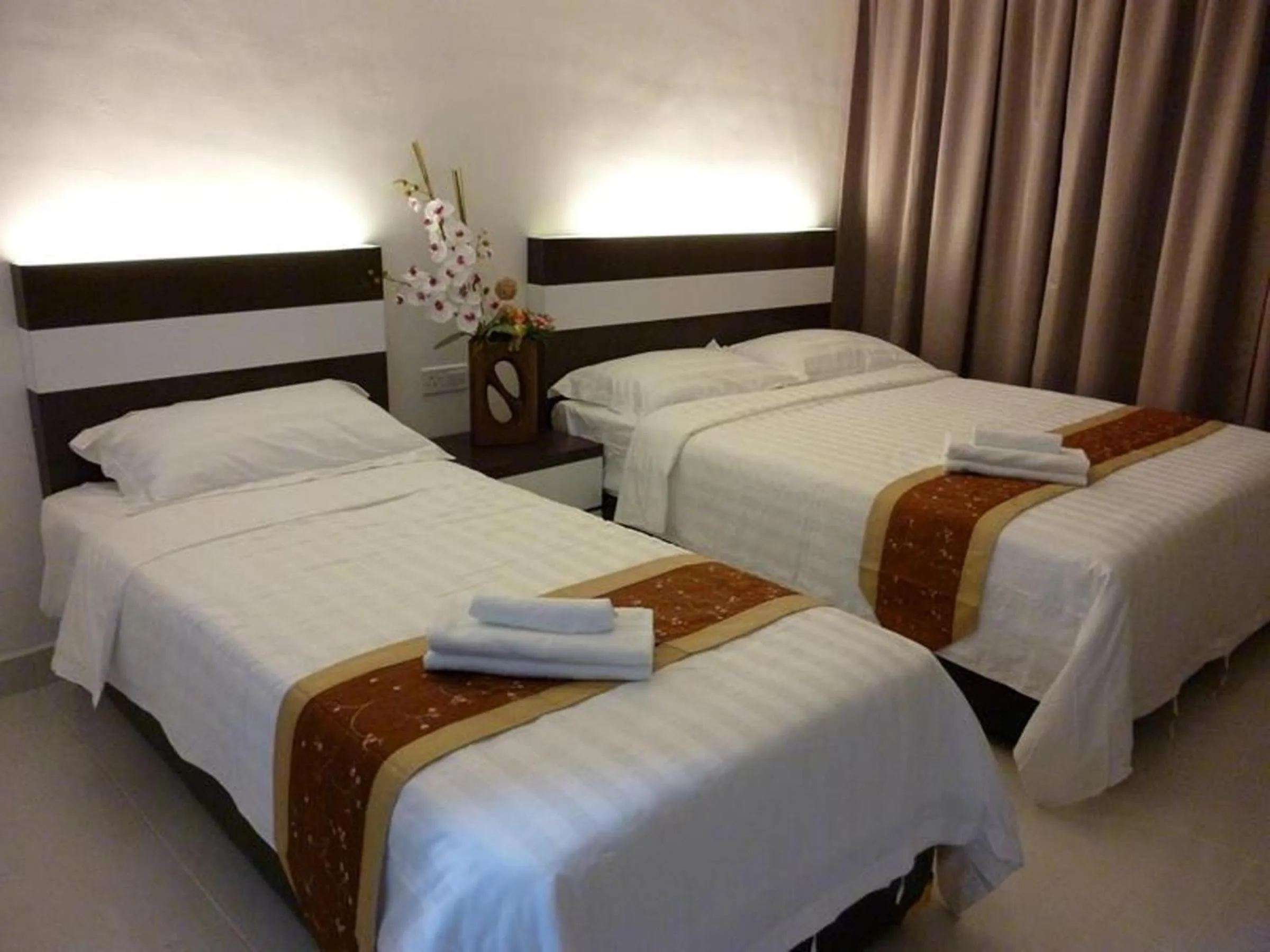 Bed in New Century Hotel Melaka