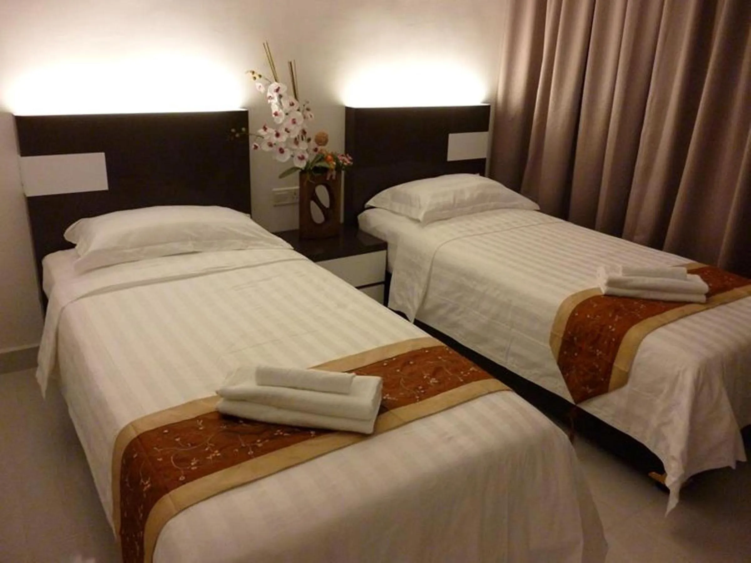 Bed in New Century Hotel Melaka