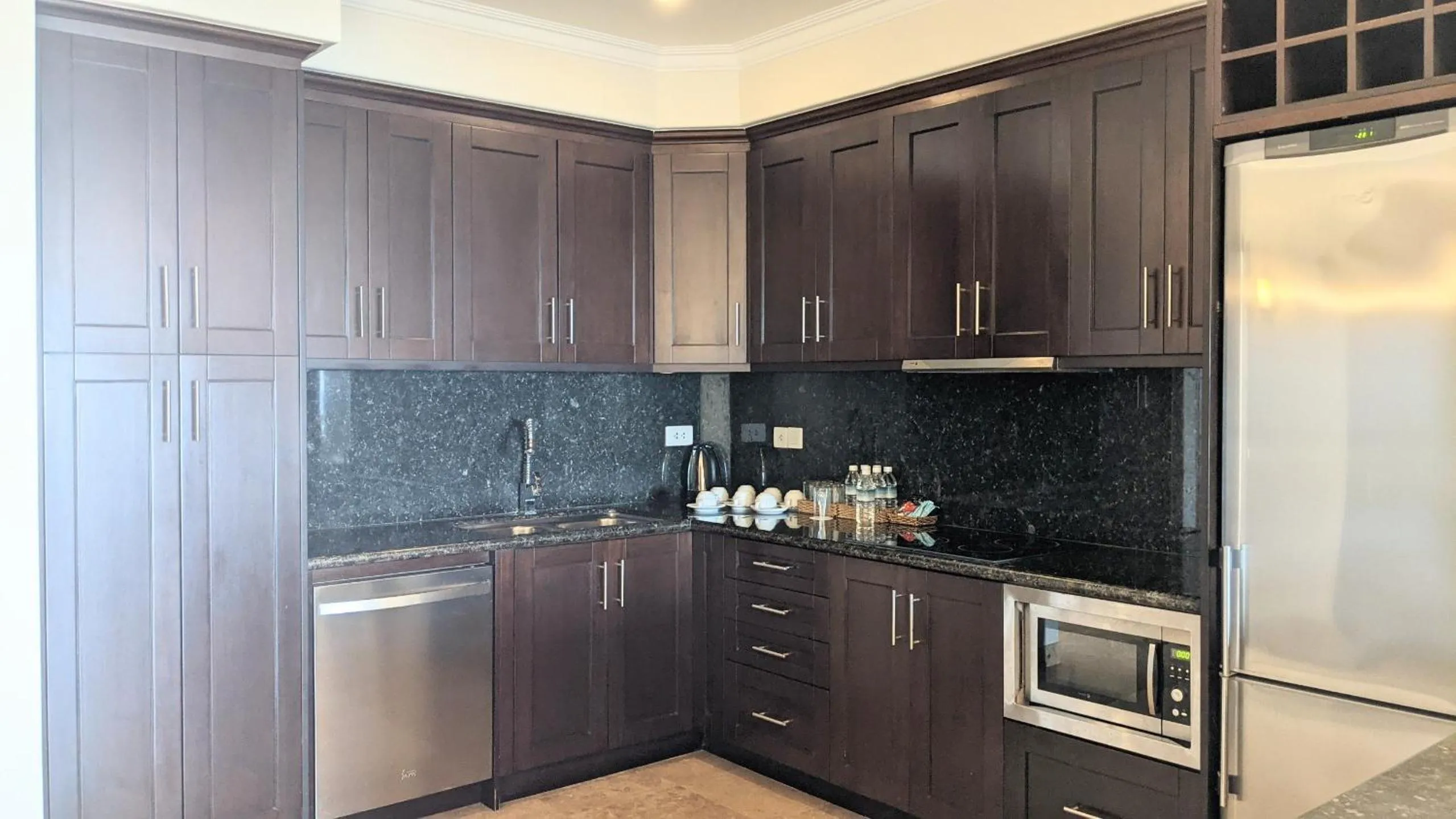 Kitchen or kitchenette in Olalani Resort & Condotel