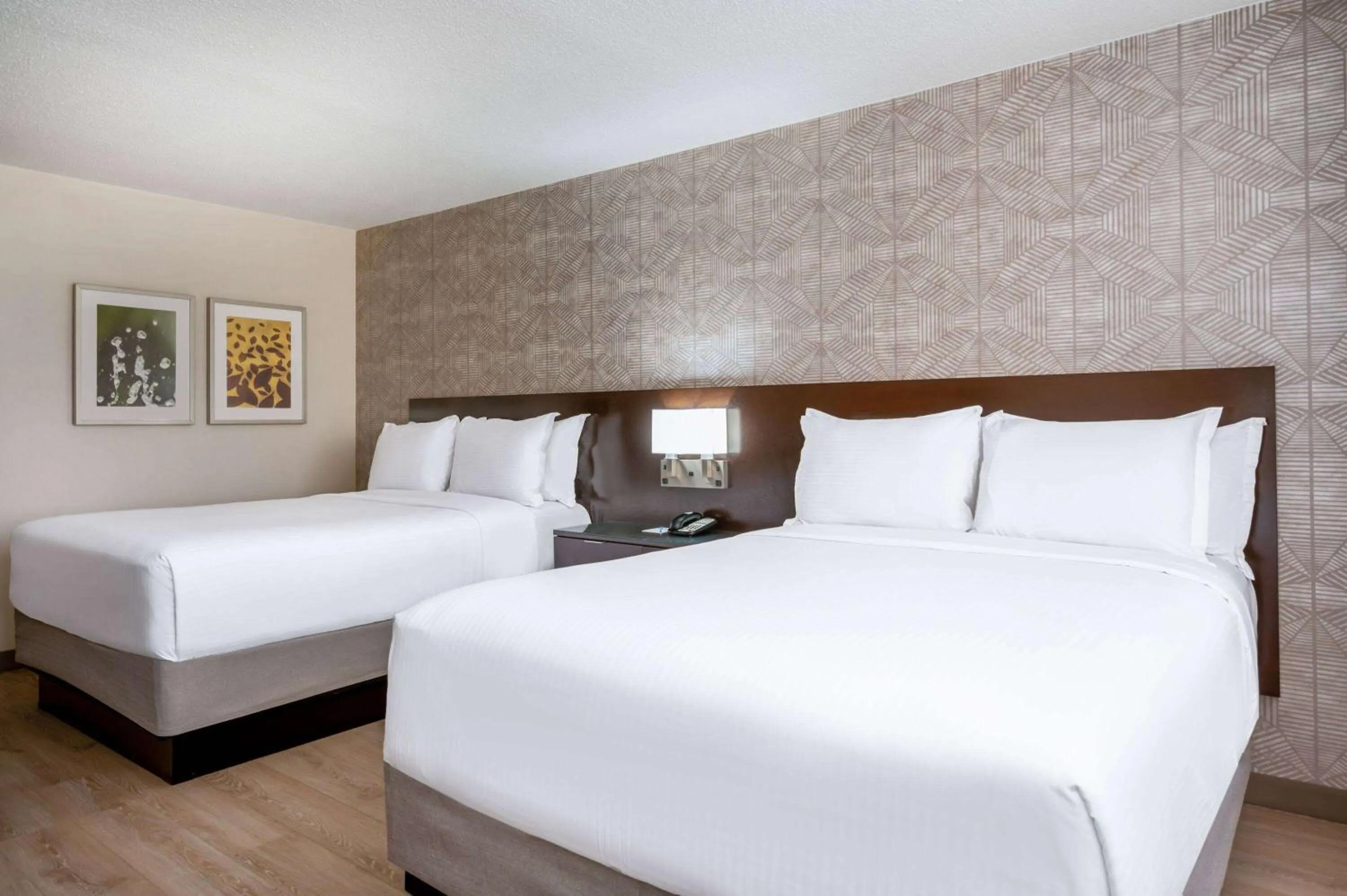 Photo of the whole room, Bed in Wyndham Indianapolis Airport