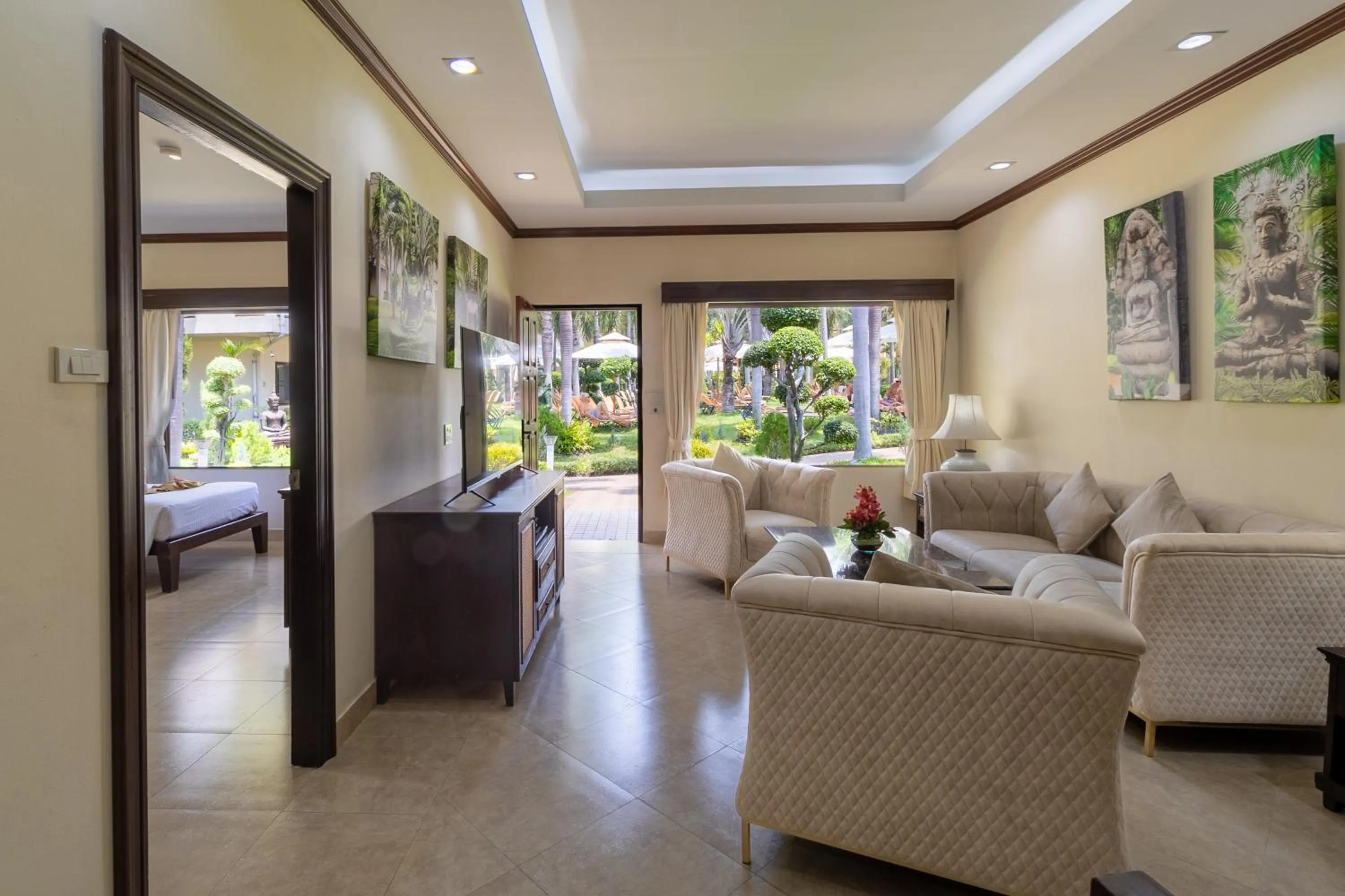 Living room in Thai Garden Resort