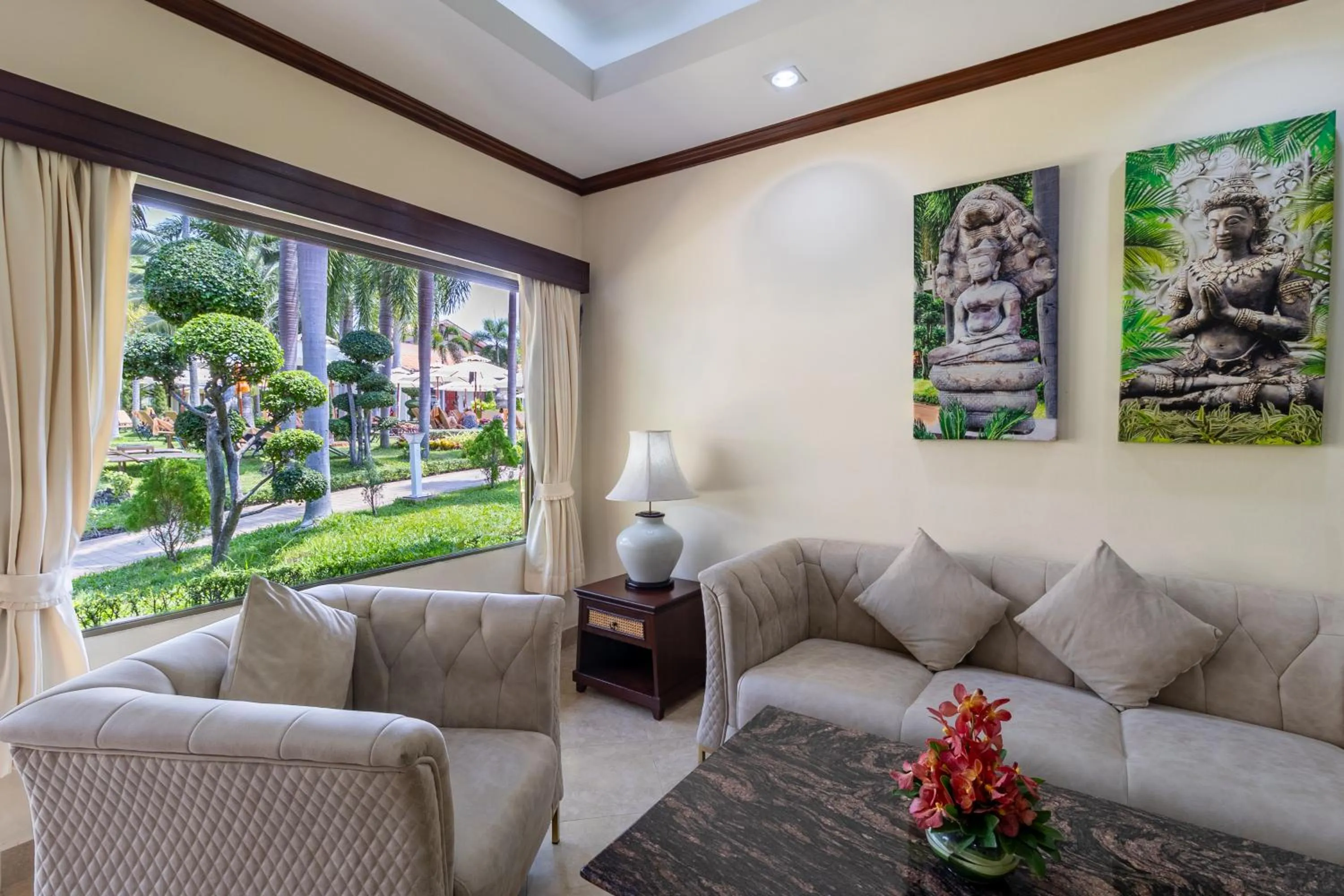 Living room in Thai Garden Resort