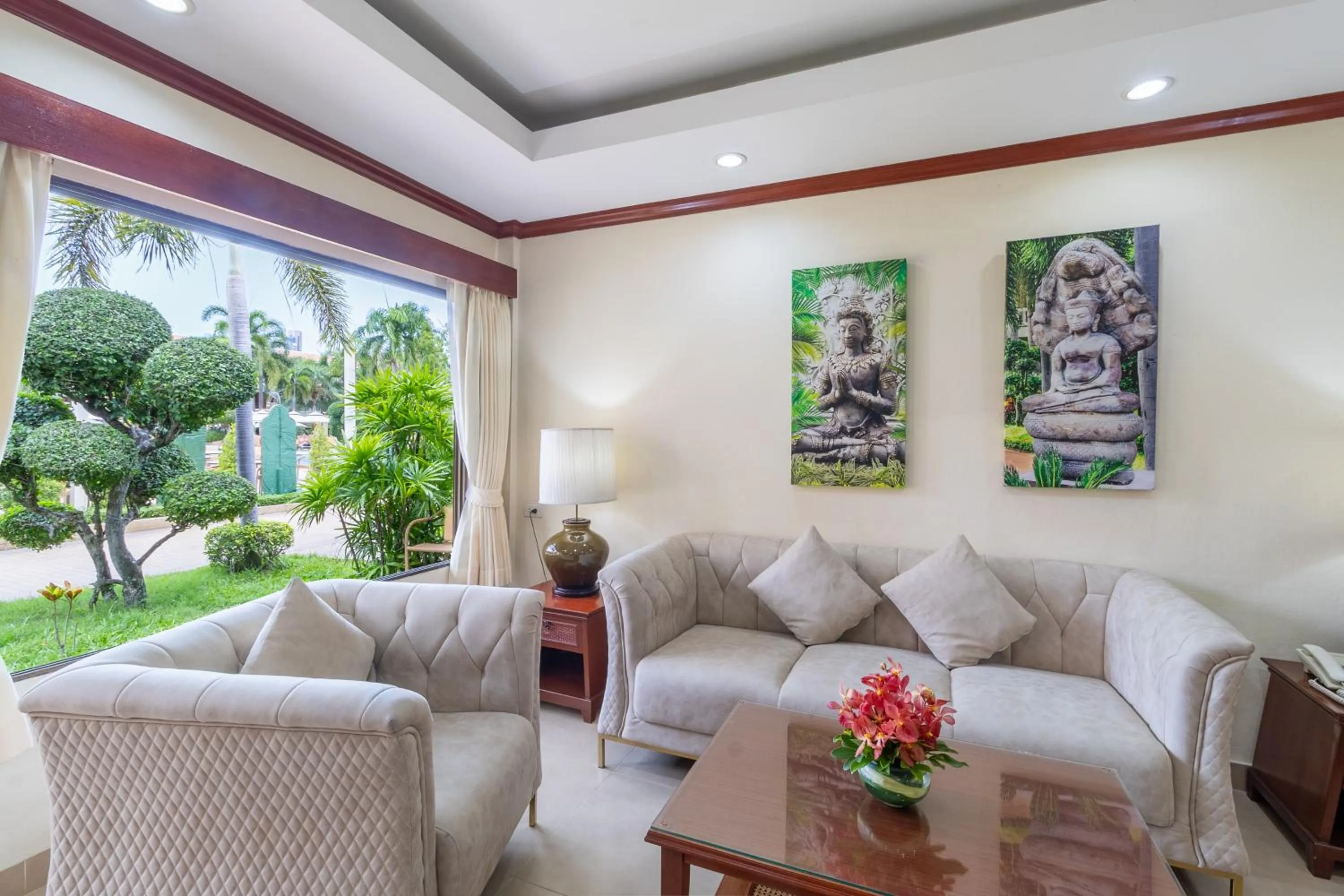 Living room in Thai Garden Resort
