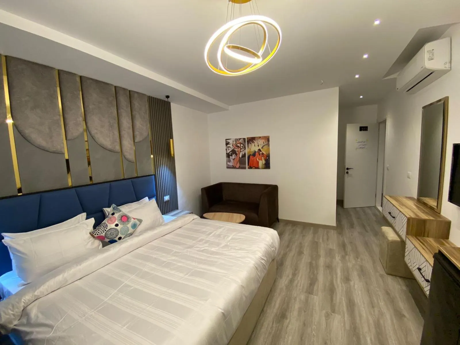 Bed in Elite Pyramids Boutique Hotel