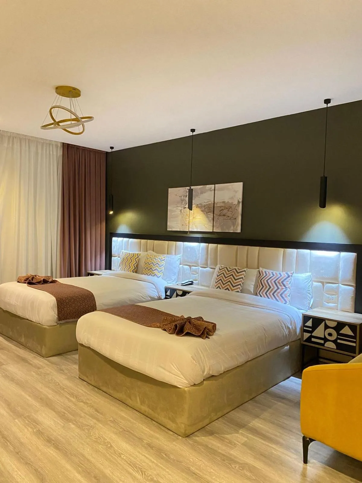 Bed in Elite Pyramids Boutique Hotel